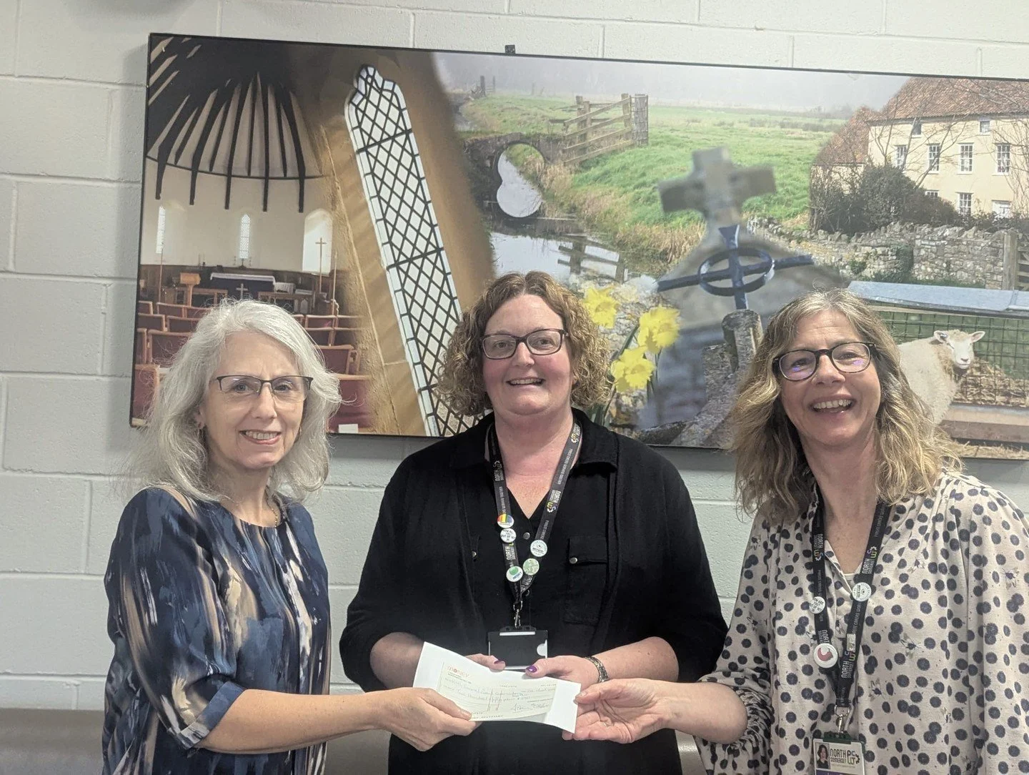 💙 HUGE THANK YOU! 💙

Last week we had the pleasure of visiting the lovely ladies at Claverham Ladies Guild &mdash; and we were absolutely delighted to be presented with a very generous cheque! 💐

A massive thank you for your kindness and generosit