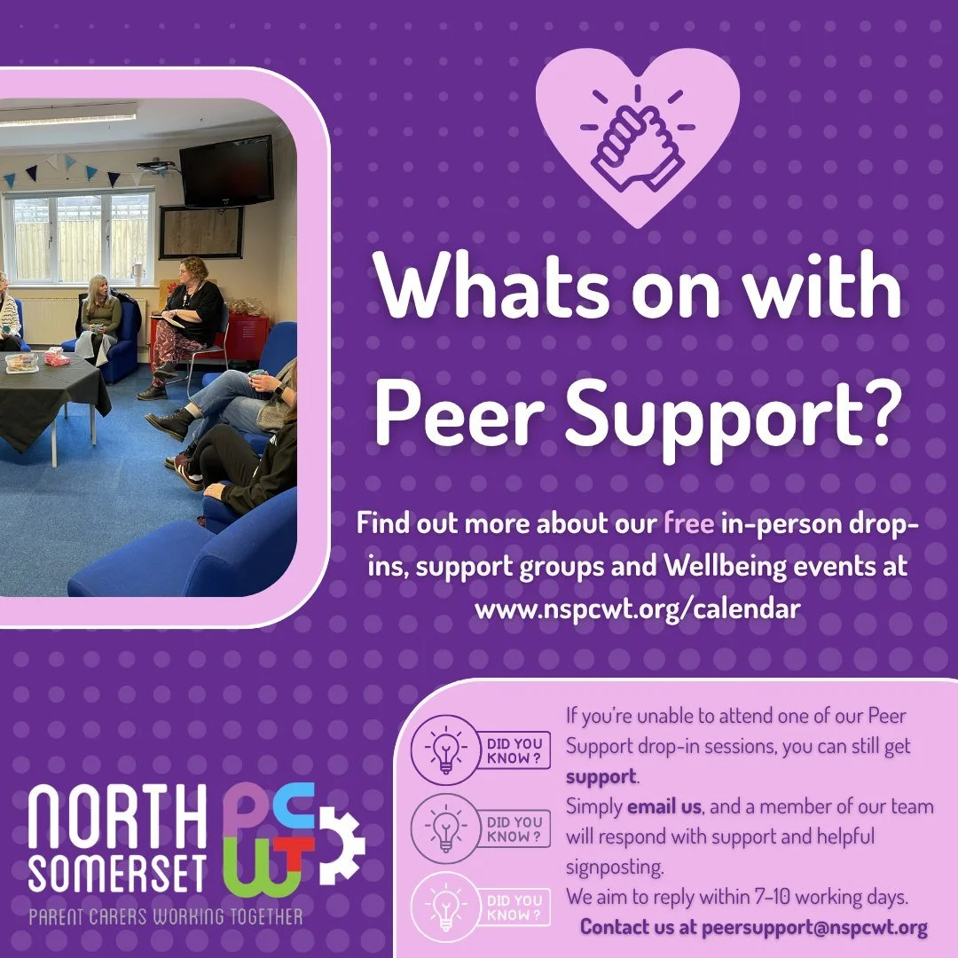 💡 Did you know you can still access support even if you can&rsquo;t attend our Peer Support drop-in sessions?

Simply email us at peersupport@nspcwt.org and a member of our team will get back to you with guidance and helpful signposting.

We aim to 