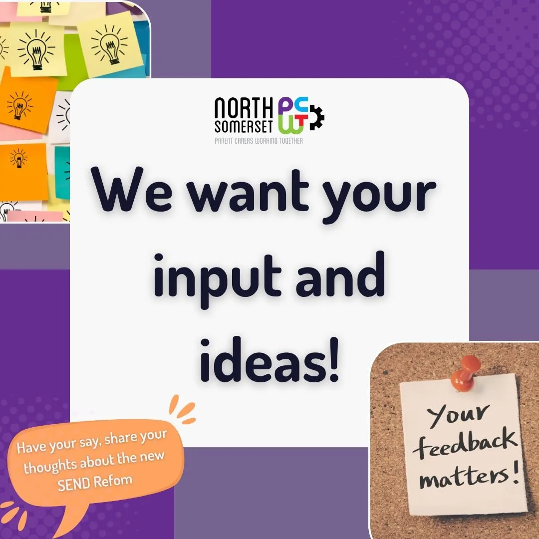 📣 We want to hear from you 💬✨

We&rsquo;re currently in a period of consultation 📝 and, as a Parent Carer Forum (PCF), we&rsquo;ll be shaping our response based on what parent carers are telling us 👂💡

There are some specific questions we&rsquo;