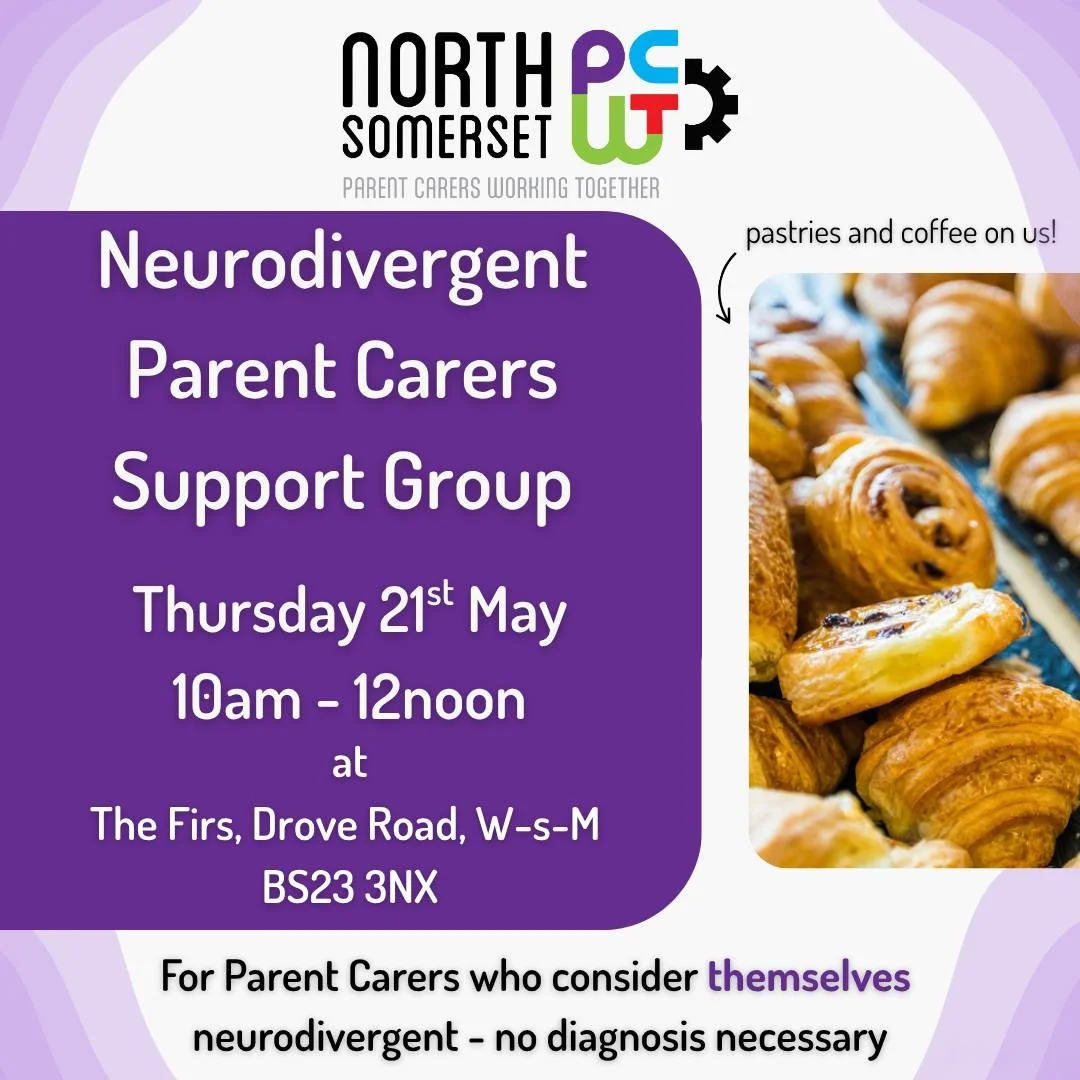 📣Are you Neurodivergent AND a Parent Carer? This one is for you 🫵 ✨

Here, you'll have the chance to share experiences, talk about your own neurodivergence, and connect with others who understand. No diagnosis is necessary&mdash;just come along for