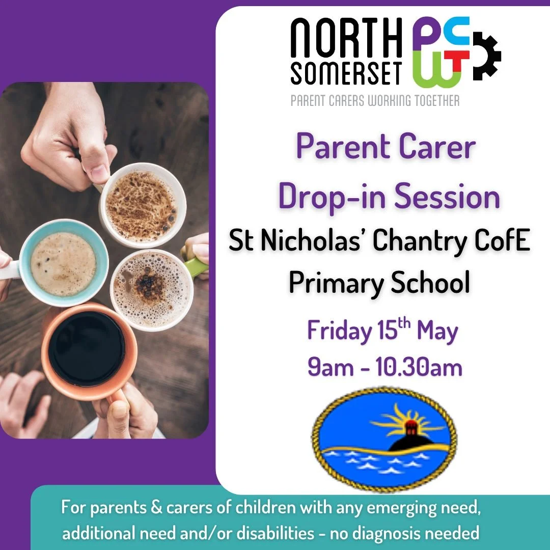 📣 Parent Carers with children at St Nicholas' Chantry CofE Primary School &mdash; this one&rsquo;s for you! 🙌

Join us for a drink ☕ and a friendly chat about any concerns or emerging needs your child may have. We&rsquo;re here to listen 🤝 and to 