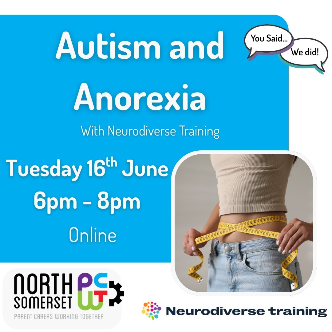 Brand new training on autism and anorexia is ready to be booked. This also covered ADHD so please feel free to join us for this training asked for by you! :)

This session explores the links between autism, ADHD, and anorexia and why traditional eati