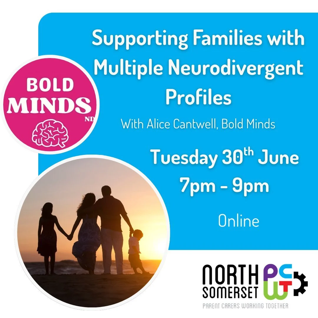 The online version of our popular brand new training from Alice at Bold Minds is ready to book!

What you&rsquo;ll gain from this session:
Many families are navigating more than one neurodivergent profile under one roof; ADHD, autism, sensory differe
