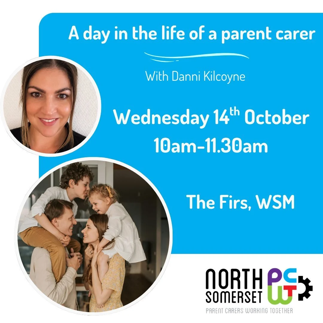We are coming in hot and fast with these new training sessions!! 
Danni is pleased to introduce a brand new, warm and supportive reflection session on a day in the life of a parent carer. 

Please do read the wonderful information on the eventbrite p