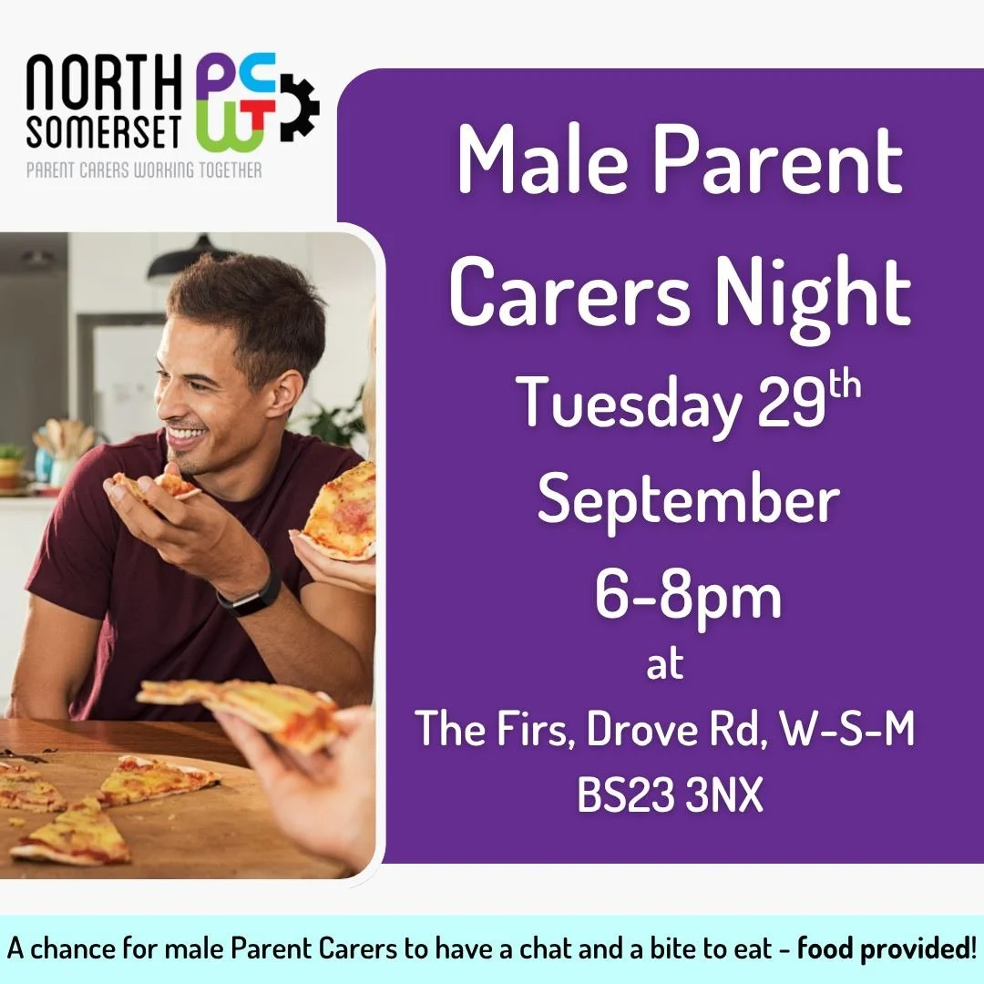 Male Parent Carers...are you caring for someone you love? Balancing your own needs with their support can be tough. Take a breath and join us for a special event focusing on your wellbeing🍟 😋

Why just for men? While all carers face challenges, res