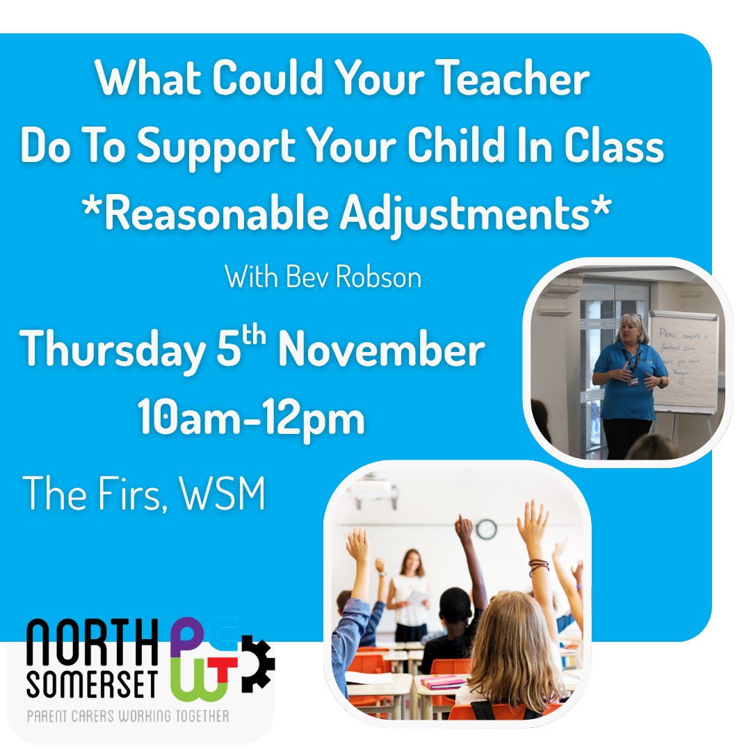 What Could Your Teacher  Do To Support Your Child In Class  *Reasonable Adjustments*