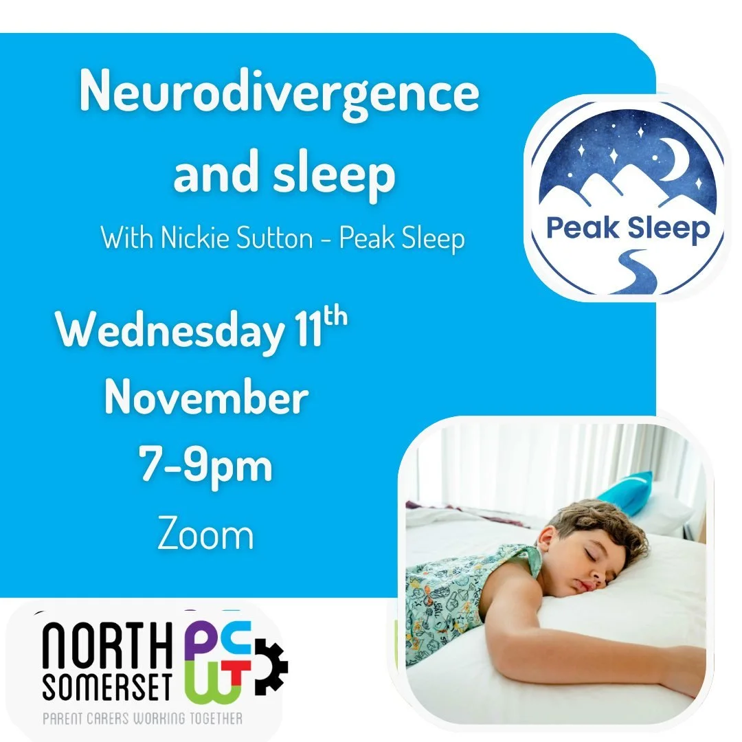 Our sleep expert is back for our winter training, we have 2 upcoming sessions, this one which is ready to book is Neurodivergence and sleep. 

These sessions always receive 5* reviews and really offer huge support to parents, so please do join us! 

