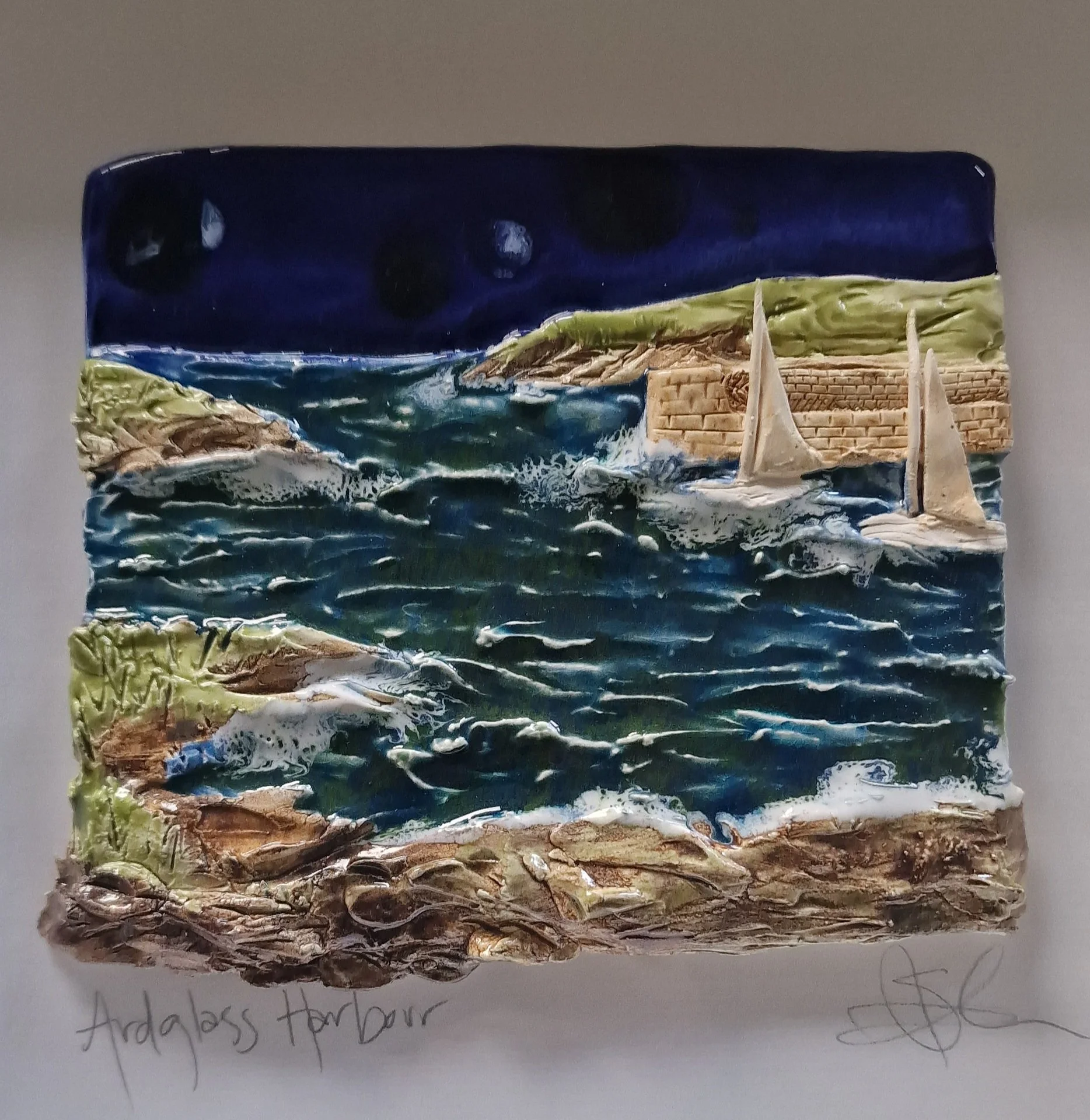 Ardglass Harbour A4 Frame