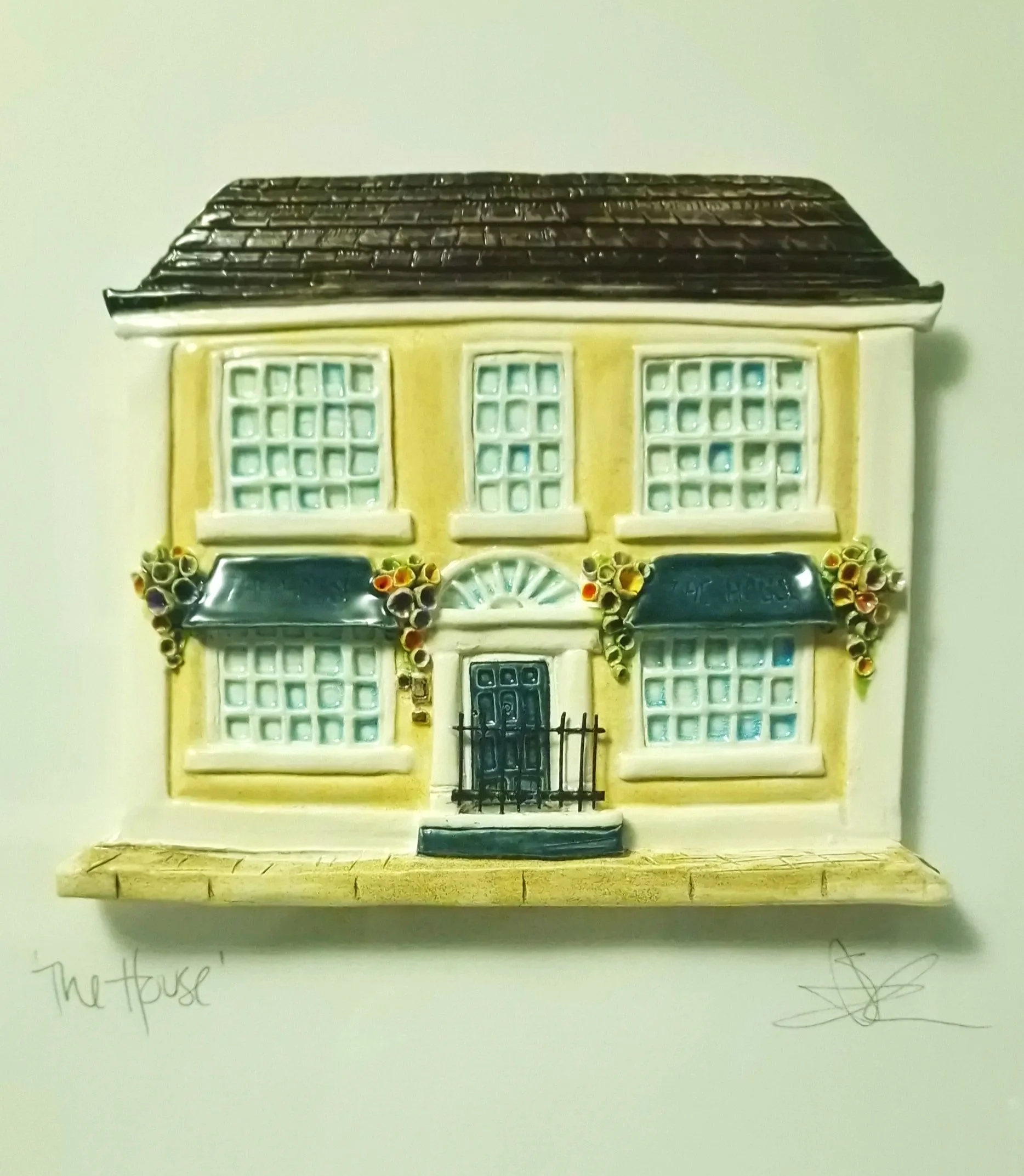 'The House' 15x15in Frame