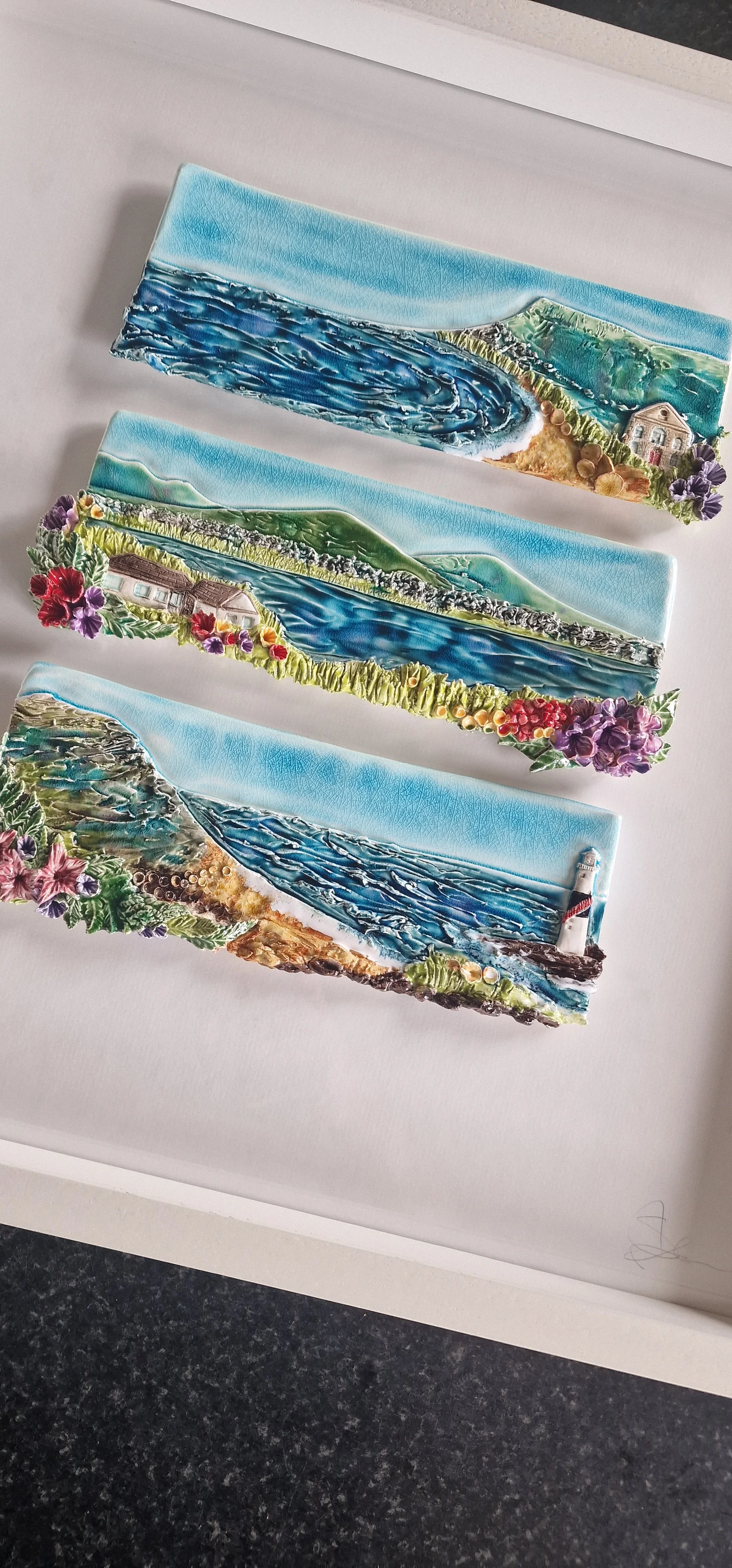 Leaving present for someone moving away. 50x50cm