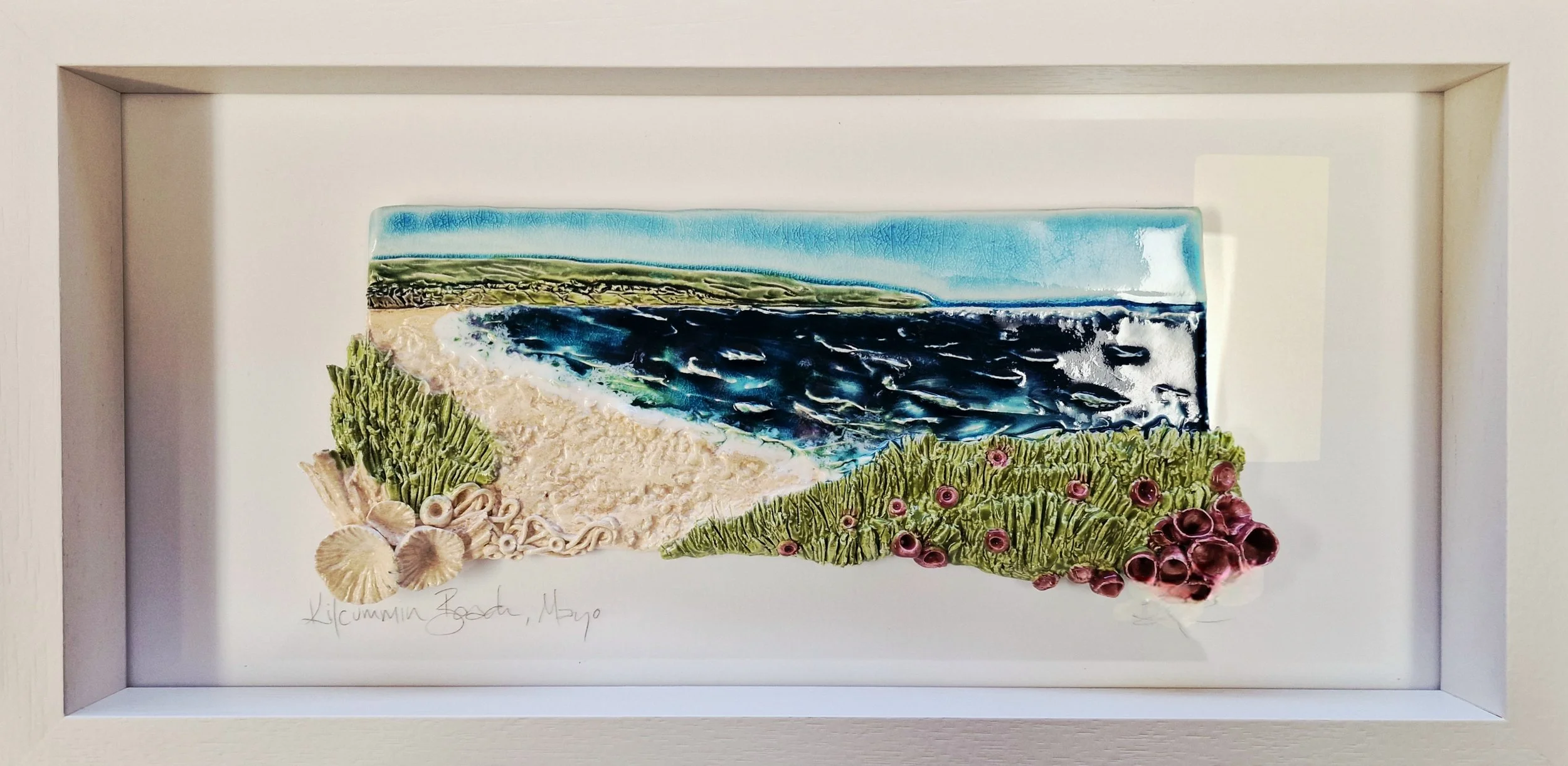 Kilcumin Beach, Mayo 16x7.5in Frame