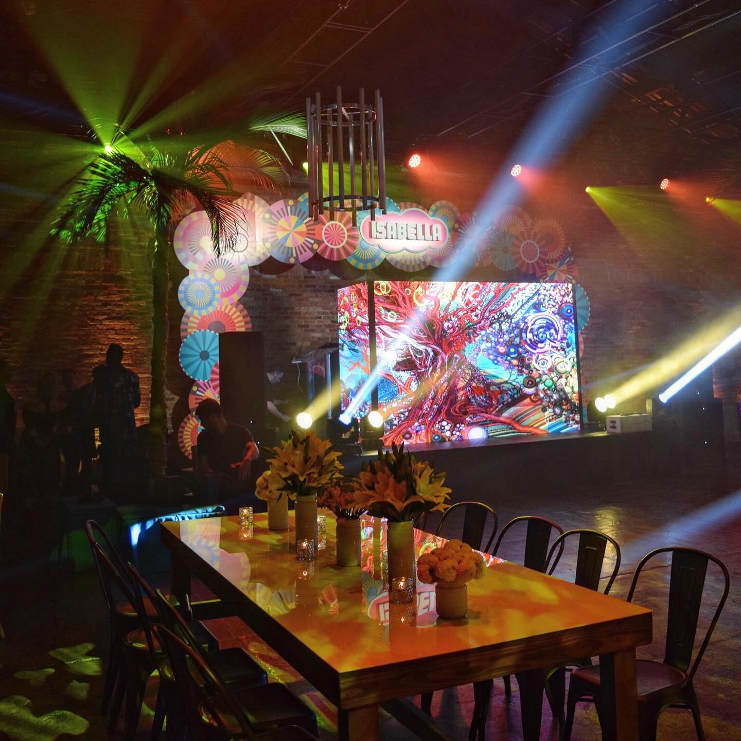 It&rsquo;s festival season in the desert, but we can make it festival season year-round for your events. 🌴

Check out this festival-themed Bat Mitzvah that we curated lighting for, transforming the ballroom into a dancing oasis. 🎶

#NYFFEvents #dan