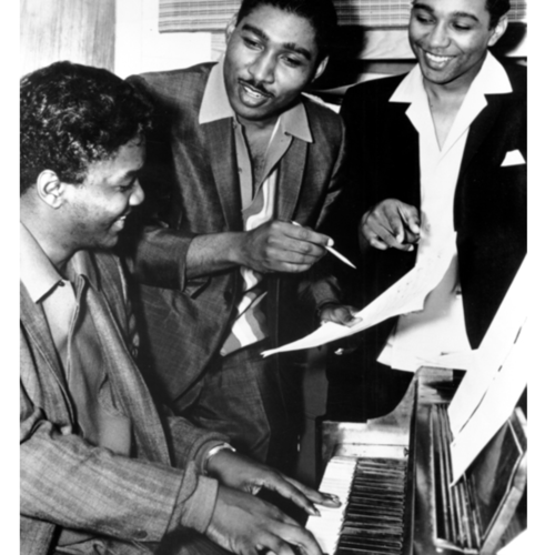 (photo source unknown)Eddie Holland, Lamont Dozier, and Brian Holland