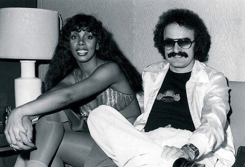 Donna Summer with Giorgio Moroder