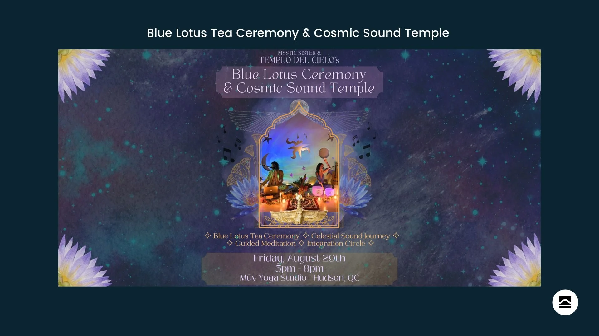 Blue Lotus Tea Ceremony & Cosmic Sound Temple