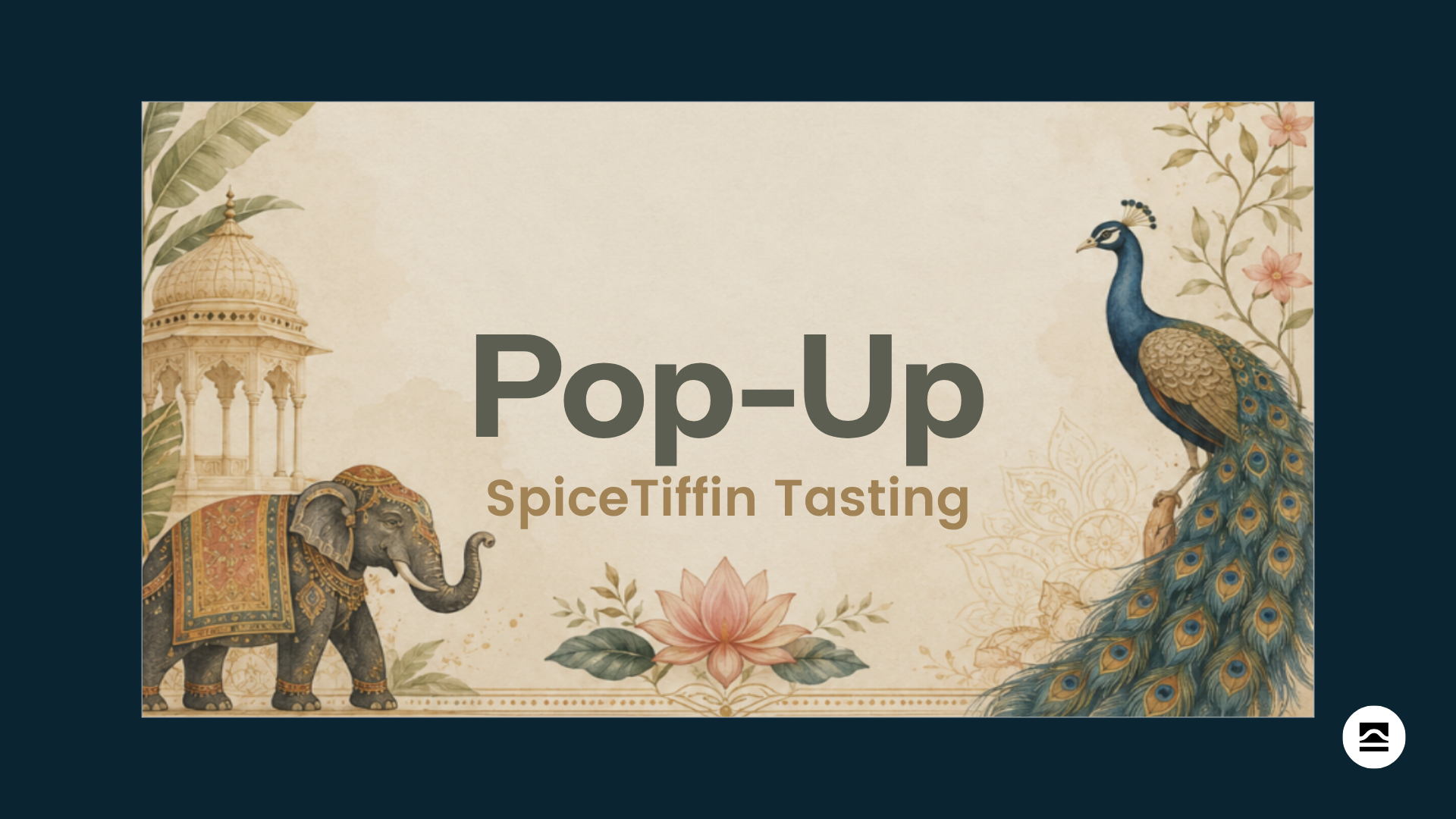 Pop-Up · Spicetiffin Tasting