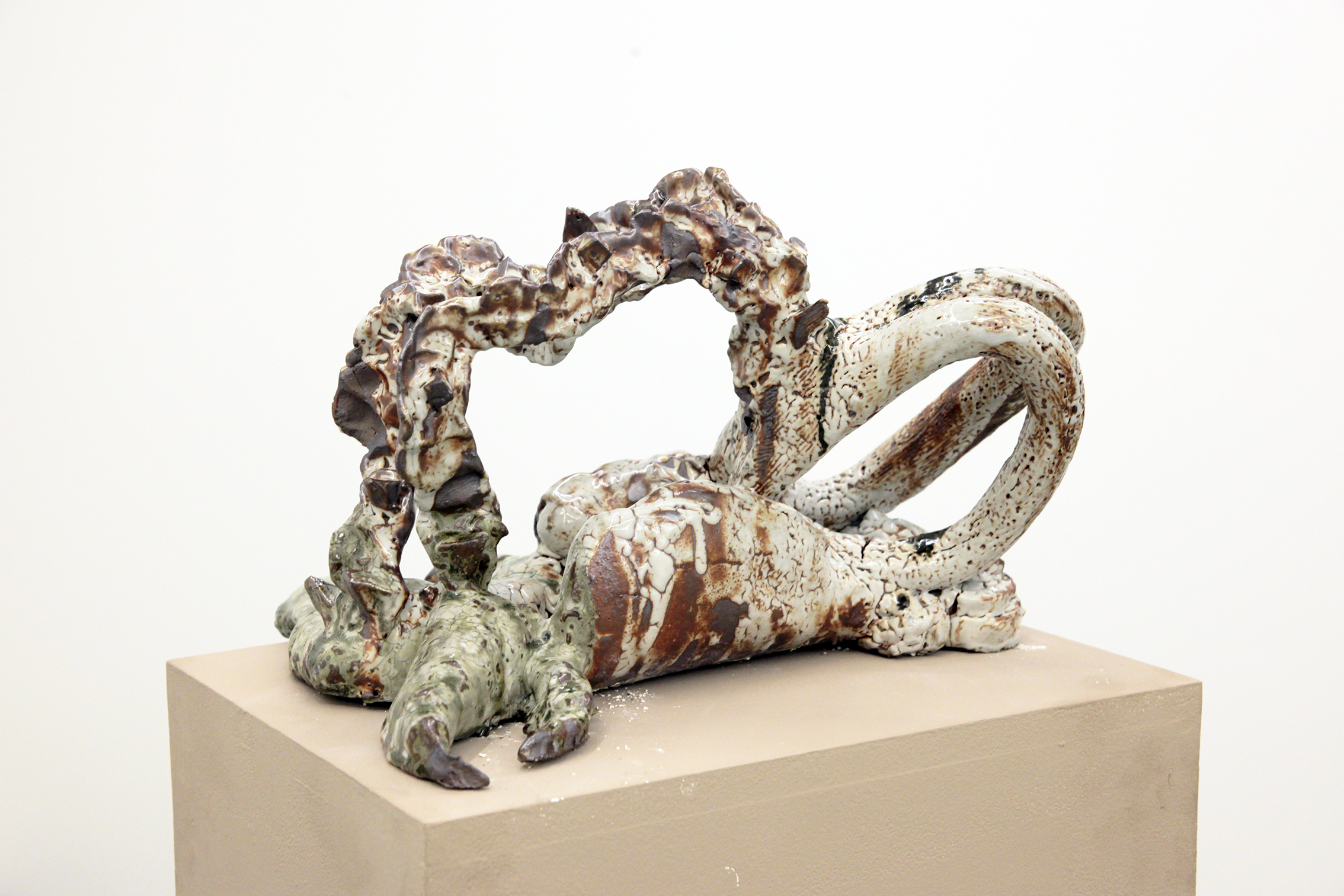 The Immortal Bottom Dweller, Ceramic and Glaze, 22cm x 32cm x 31cm, 2022