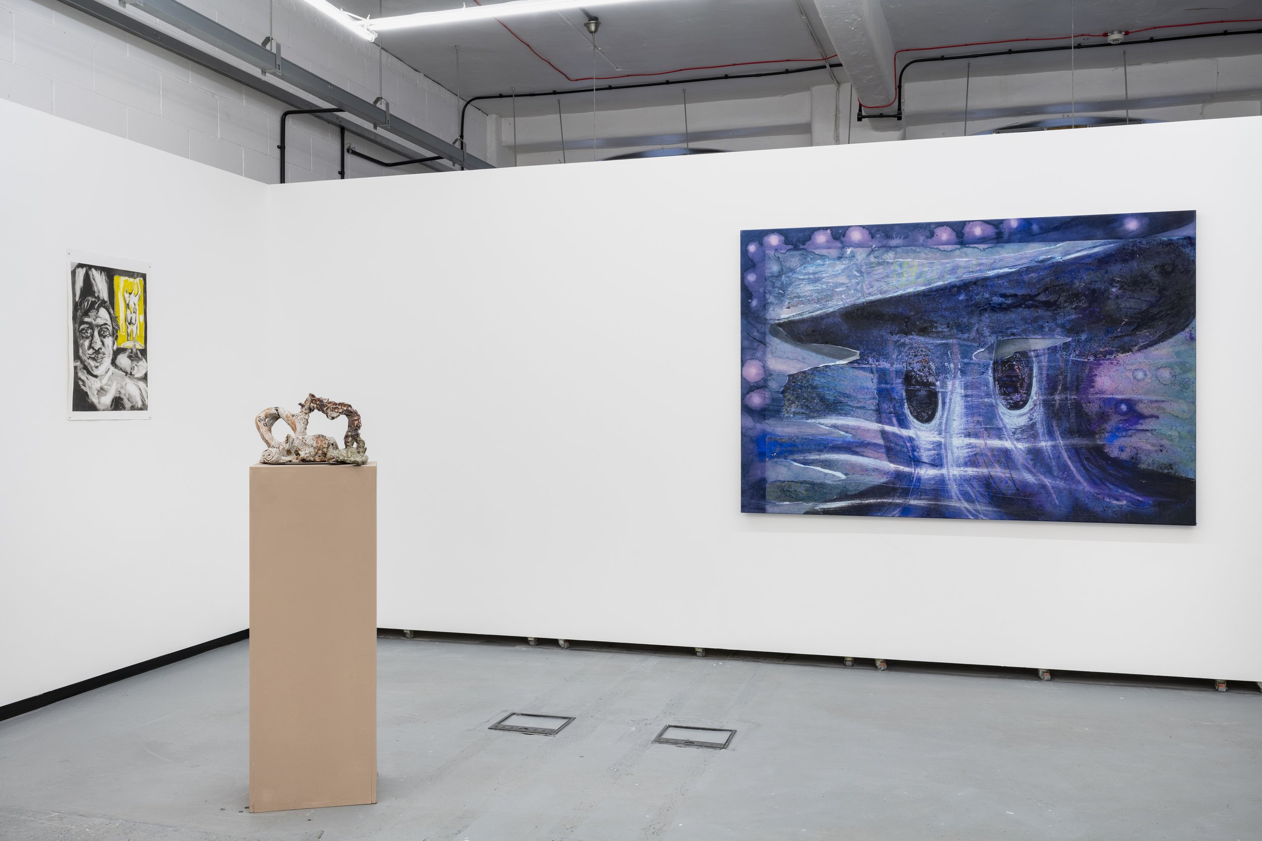 Installation view of: The Immortal Bottom Dweller, Ceramic and Glaze, 22cm x 32cm x 31cm, 2022