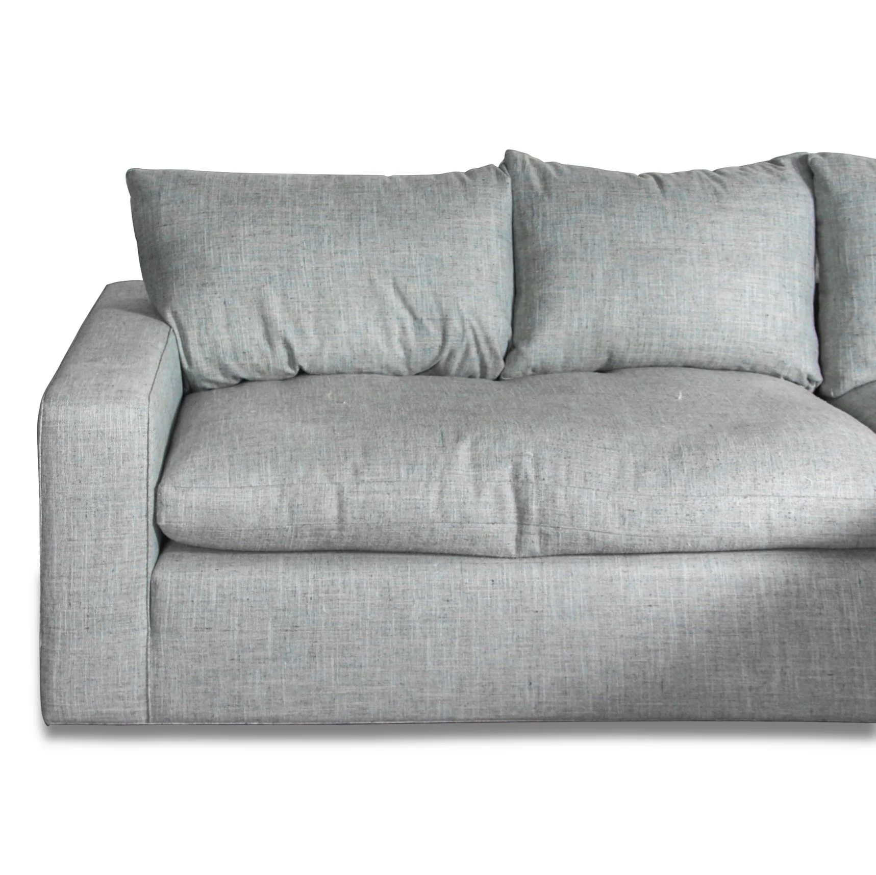 Custom Down Sectional Sofa — Resiklo Design