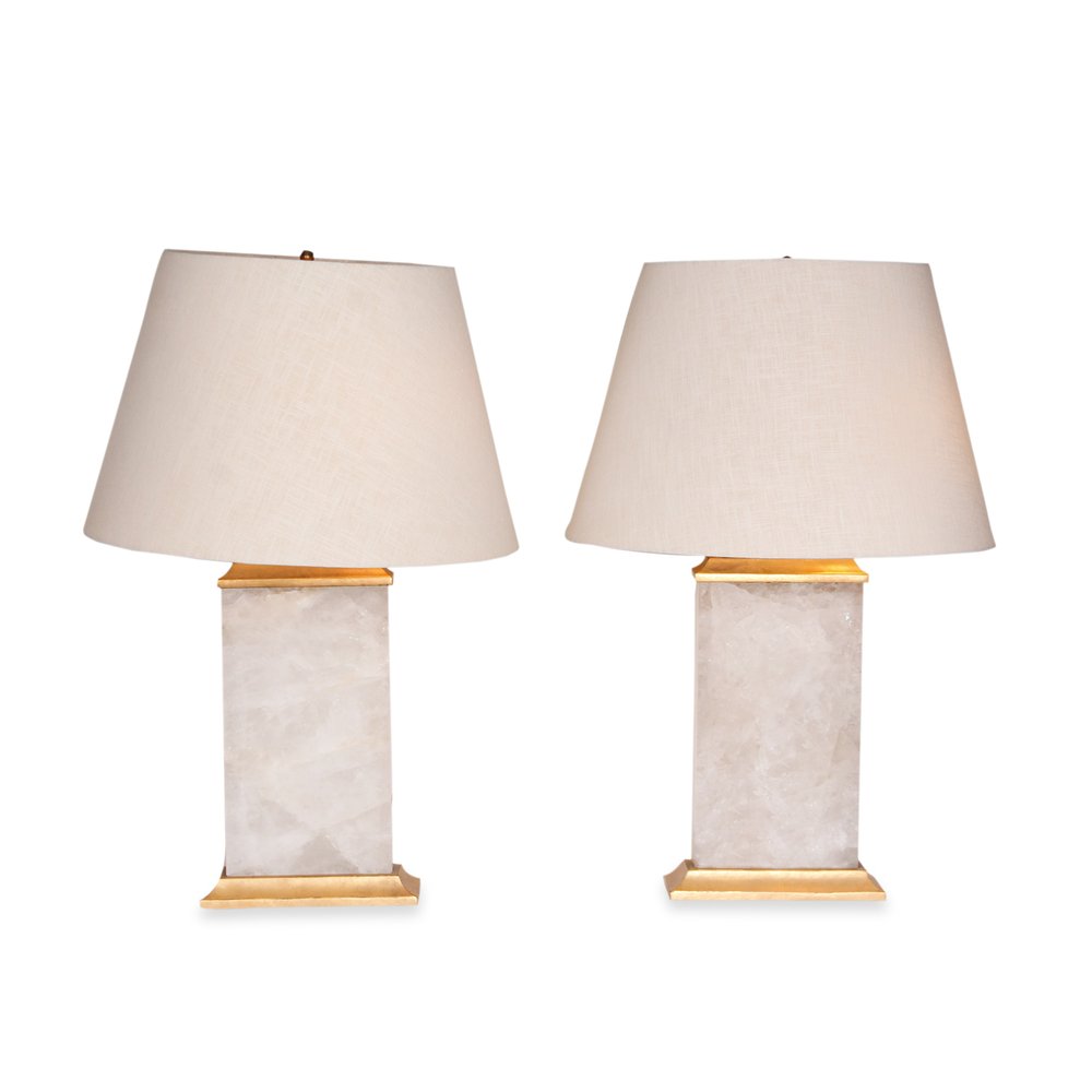Pair of Crescent Table Lamp from Visual Comfort by Michael S Smith —  Resiklo Design