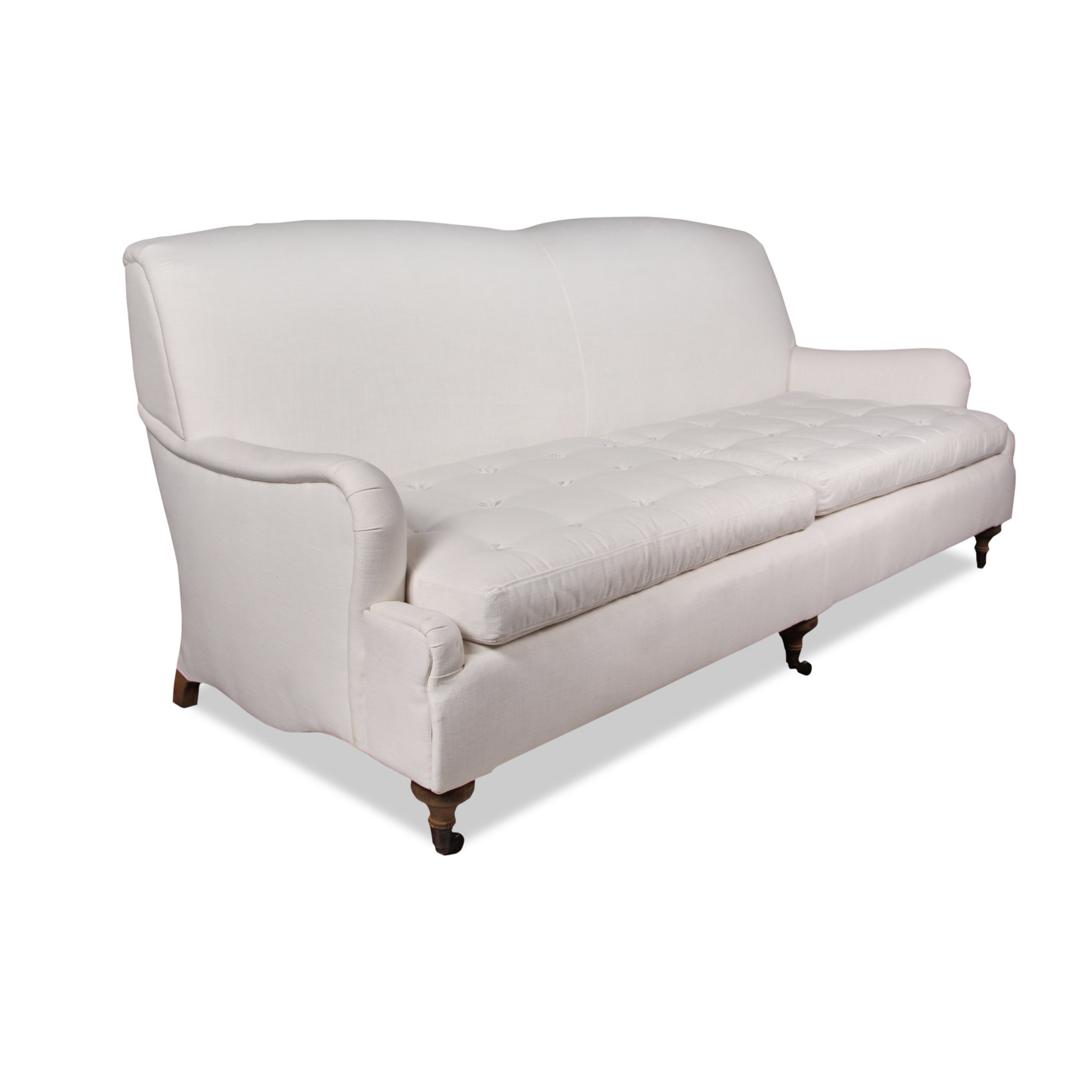 English Arm Sofa with Tufted Seat from RH — Resiklo Design