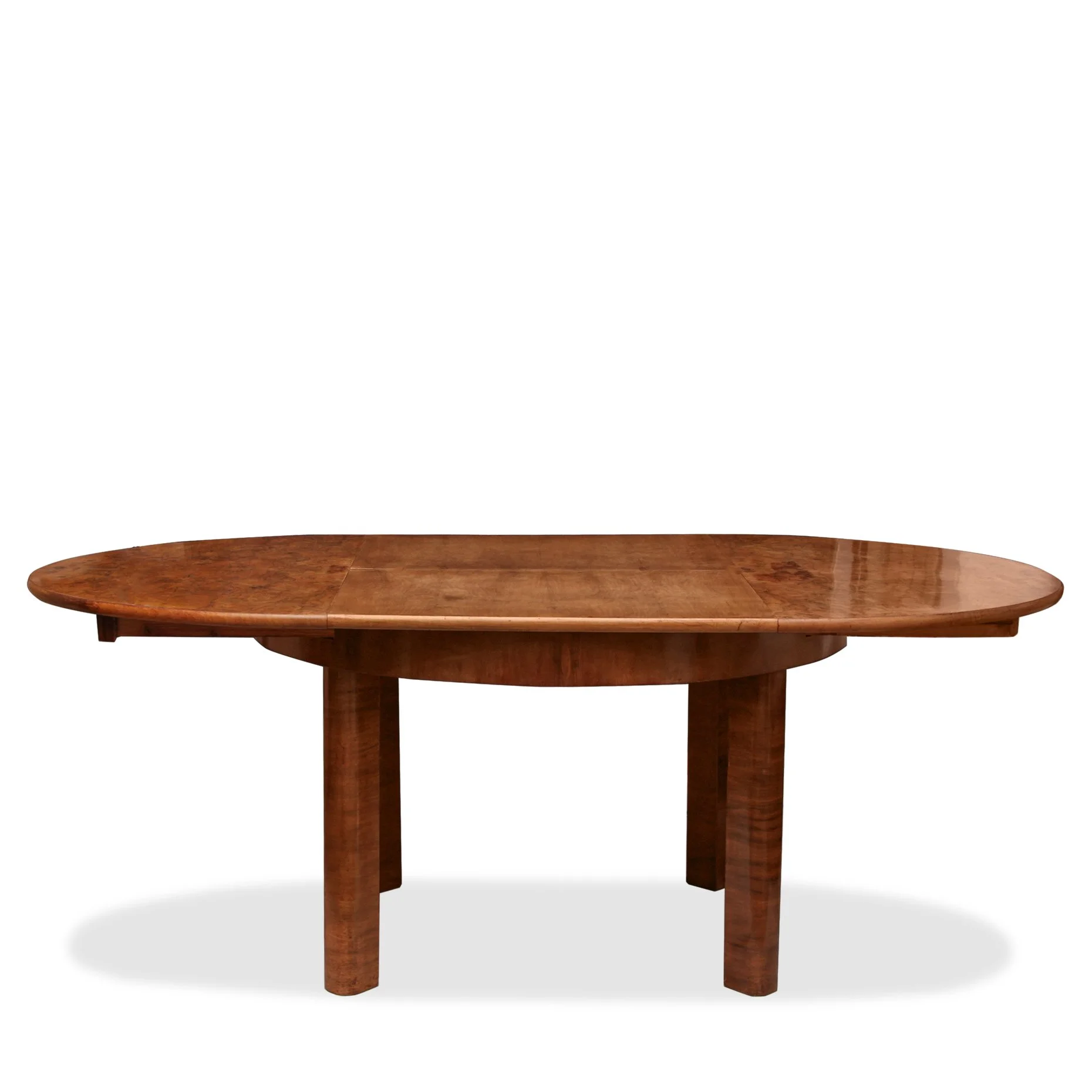 Franciszek Najder Rosewood Dining Table with Hidden Leaves, C1920 — Resiklo Design Franciszek Najder Rosewood Dining Table with Hidden Leaves, C1920 — Resiklo Design
