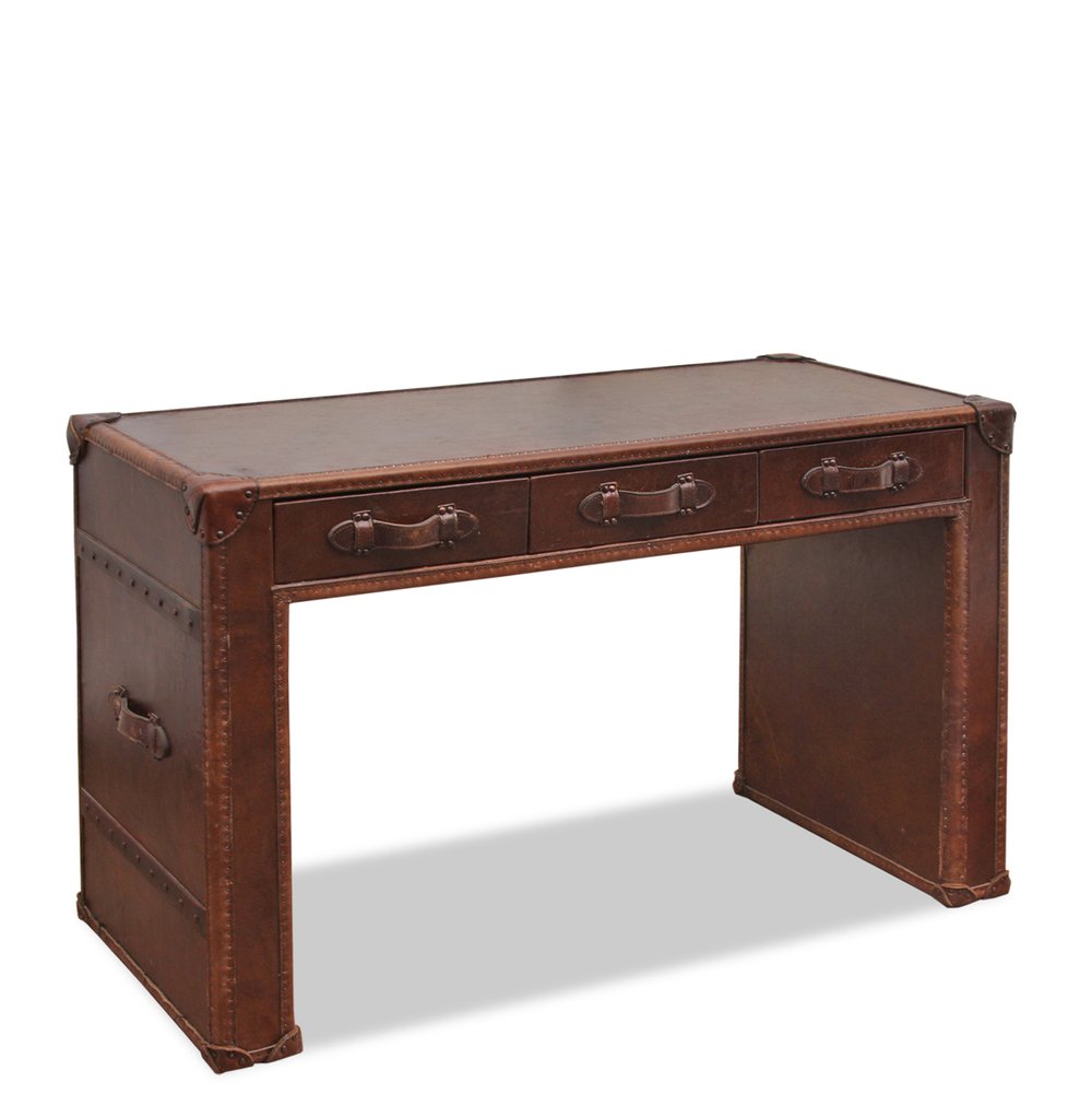Mayfair Steamer Trunk 3-Drawer Desk from Restoration Hardware — Resiklo  Design