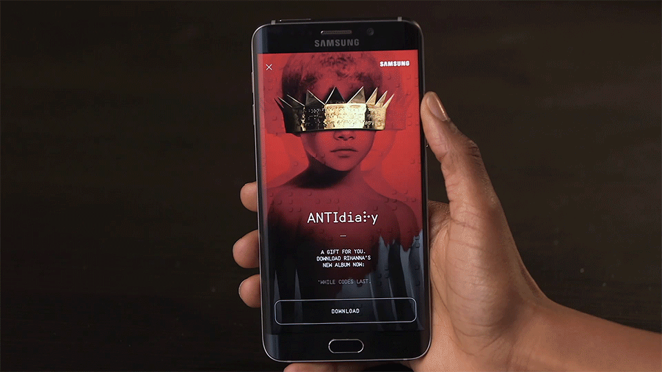 The exclusive album unlocked for Samsung owners