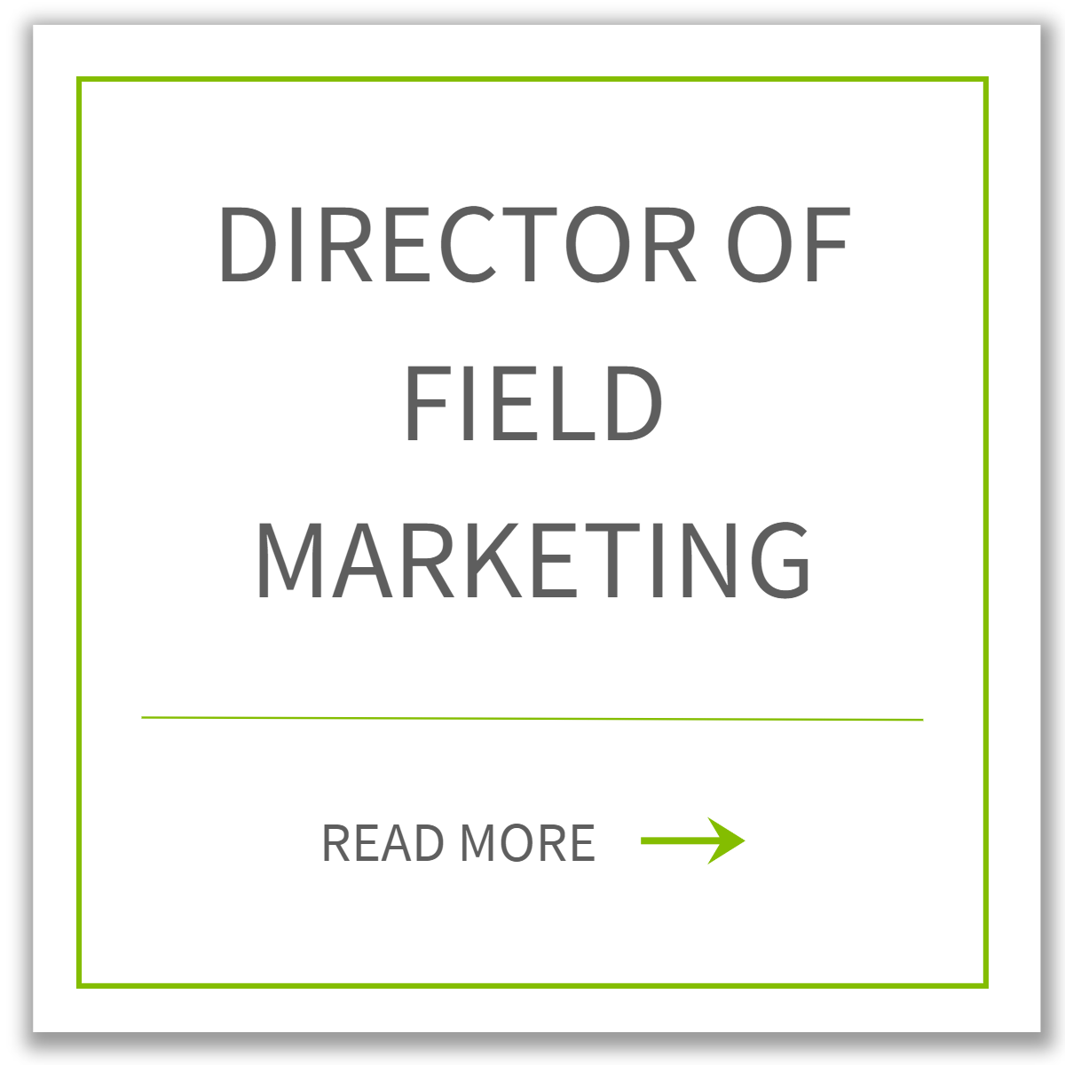 Director of Field Marketing in Technology: Job Description