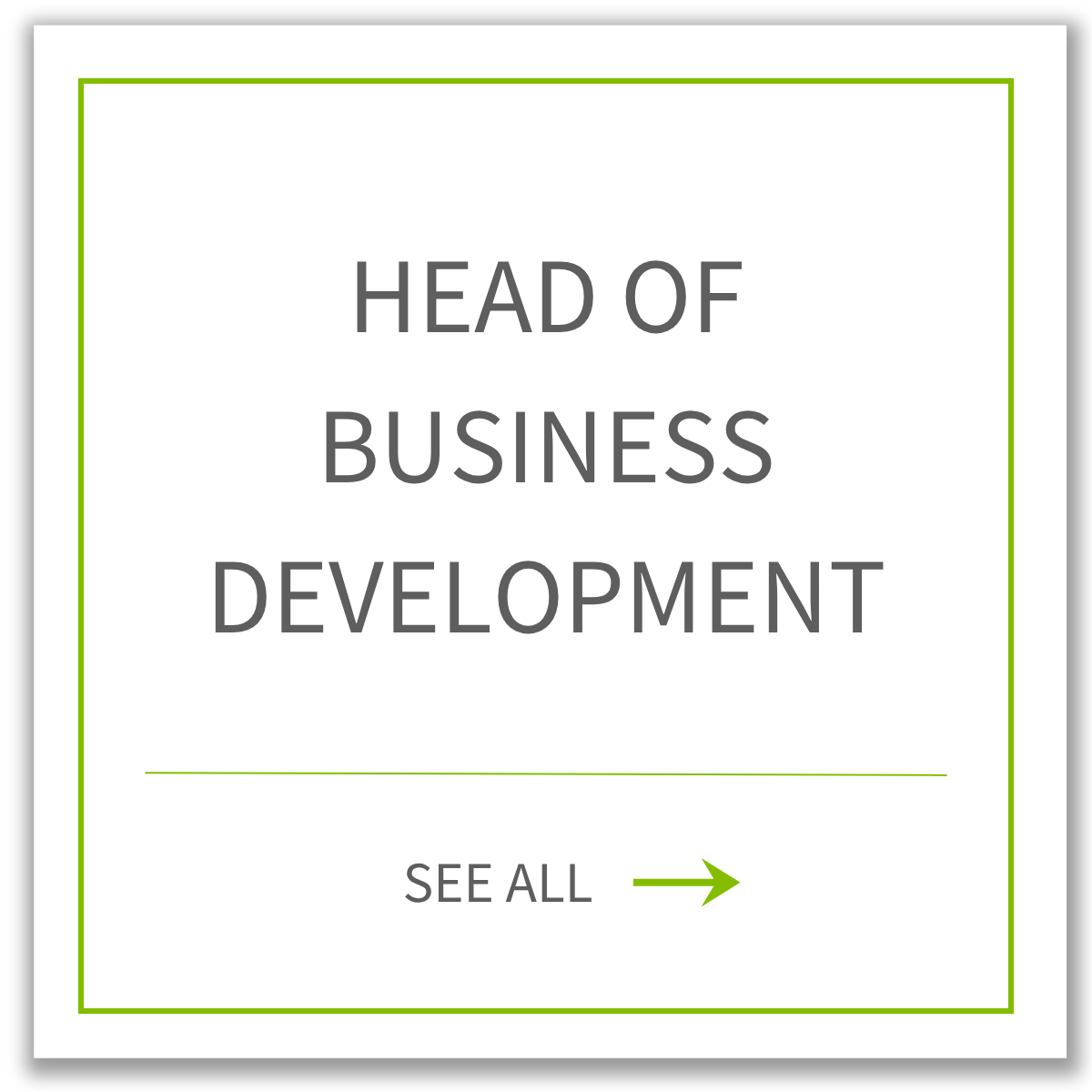 Head of Business Development