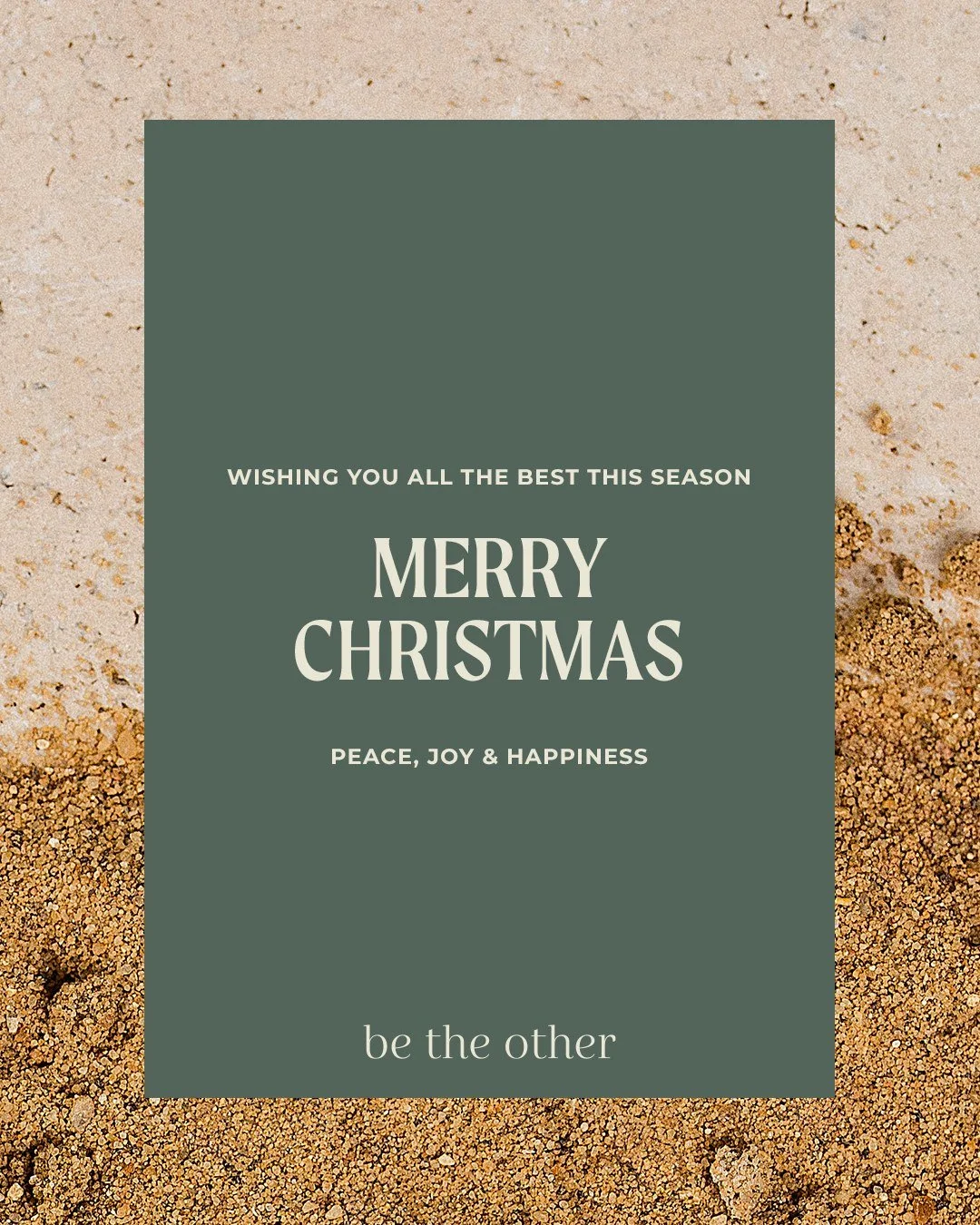 Merry Christmas from me + Be The Other 🎄✨

Today&rsquo;s agenda:
🎁 Good food
🤣 Belly laughs on repeat
😴 Sleep without a snooze button
🍝 Oh and more good food

Thank you for supporting, cheering me on, shopping small, and being part of this journ