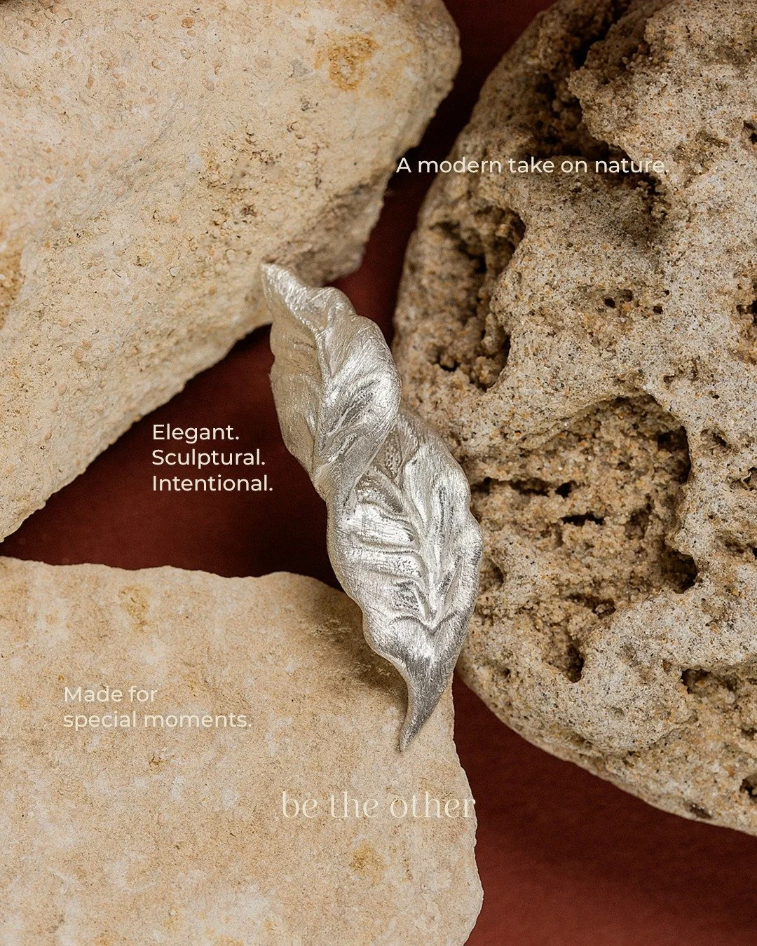 On The Curve is one of those pieces that quietly changes an outfit.

Inspired by the shape of a leaf, it has a sculptural curve that catches the eye without feeling overdone.

It&rsquo;s the kind of detail you add before heading out for dinner, an ev