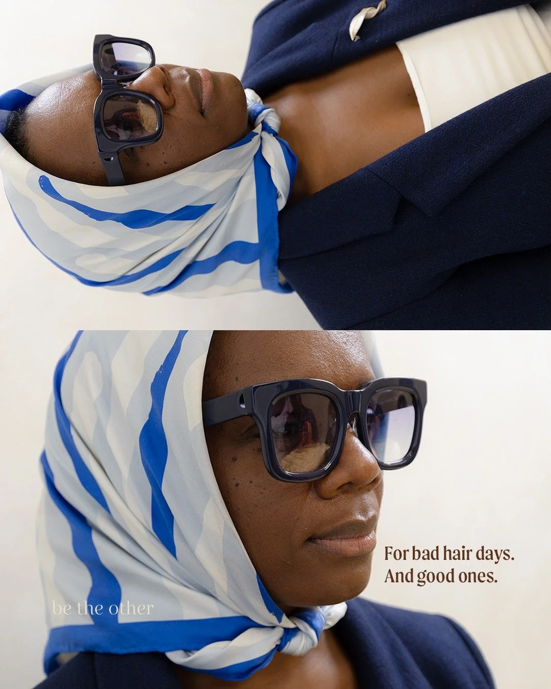 A bad hair day just became a styling opportunity.

Protect your hair, switch up your look and discover another way to wear your scarf.

Would you wear yours as a head wrap?