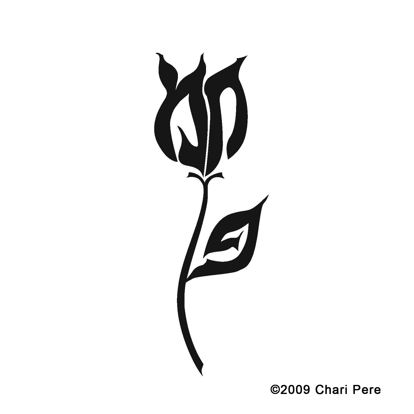 Wedding Rose Monogram
