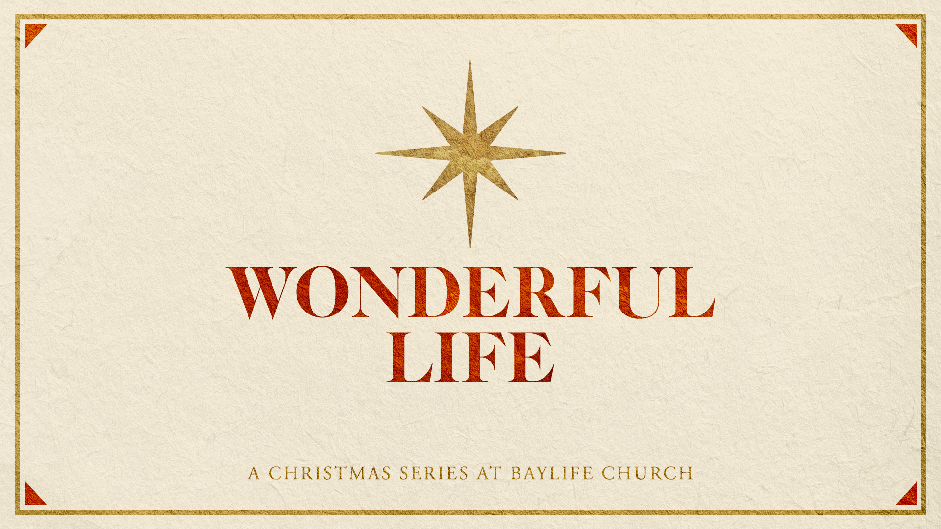 Wonderful Life: Week 4