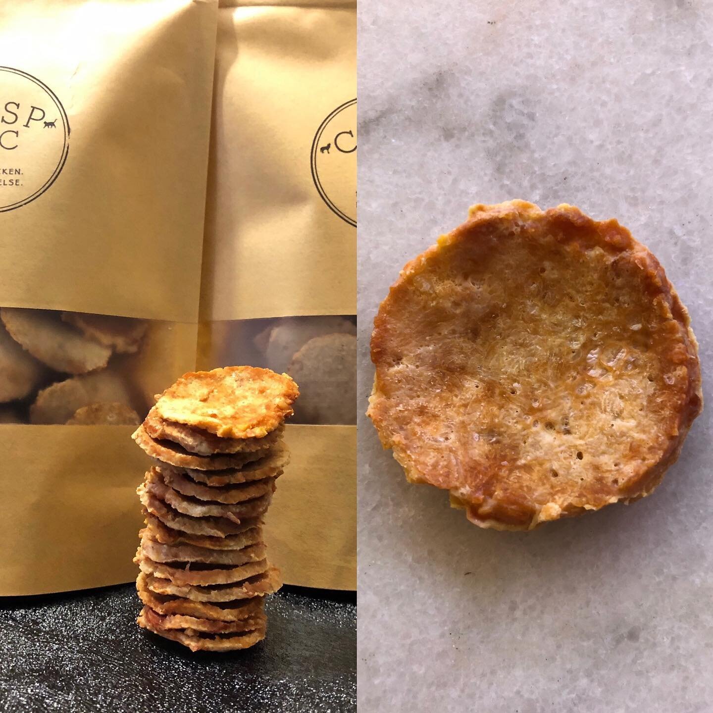 Did you know that by feeding your 🐶🐱 1-3 ingredient treats, you can minimize sensitivities and allergies in  their diets!  Parents and Vets love our Chicken Crisps for that reason! 🐾
🐾 🐾 🐾  What&rsquo;s in your Pets treats⁉️
