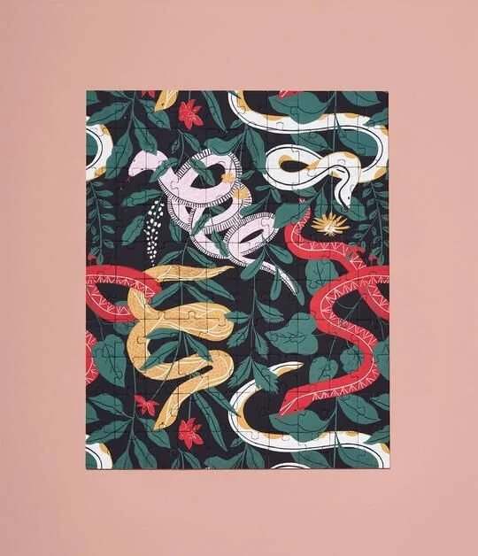 Ordinary Habit Puzzle Snakes In The Garden By Josefina Schargo Bonita Bodega