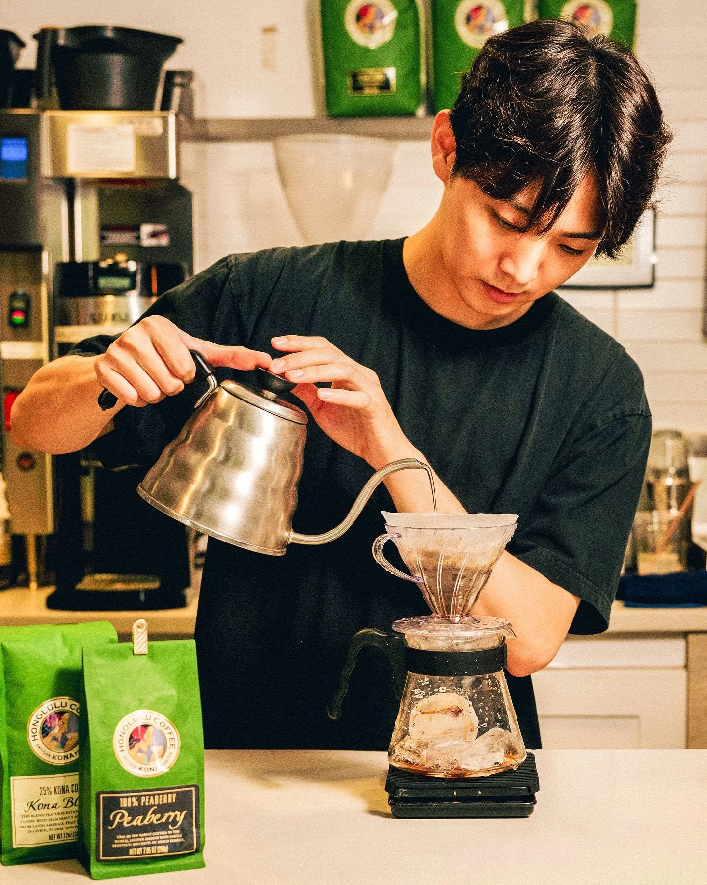 Slow mornings just hit different with a pour-over ☕

There&rsquo;s something special about watching it drip, smelling the aroma, and taking that first sip.

We used our Kona coffee for this one. You can grab it through the tag if you want to try it a