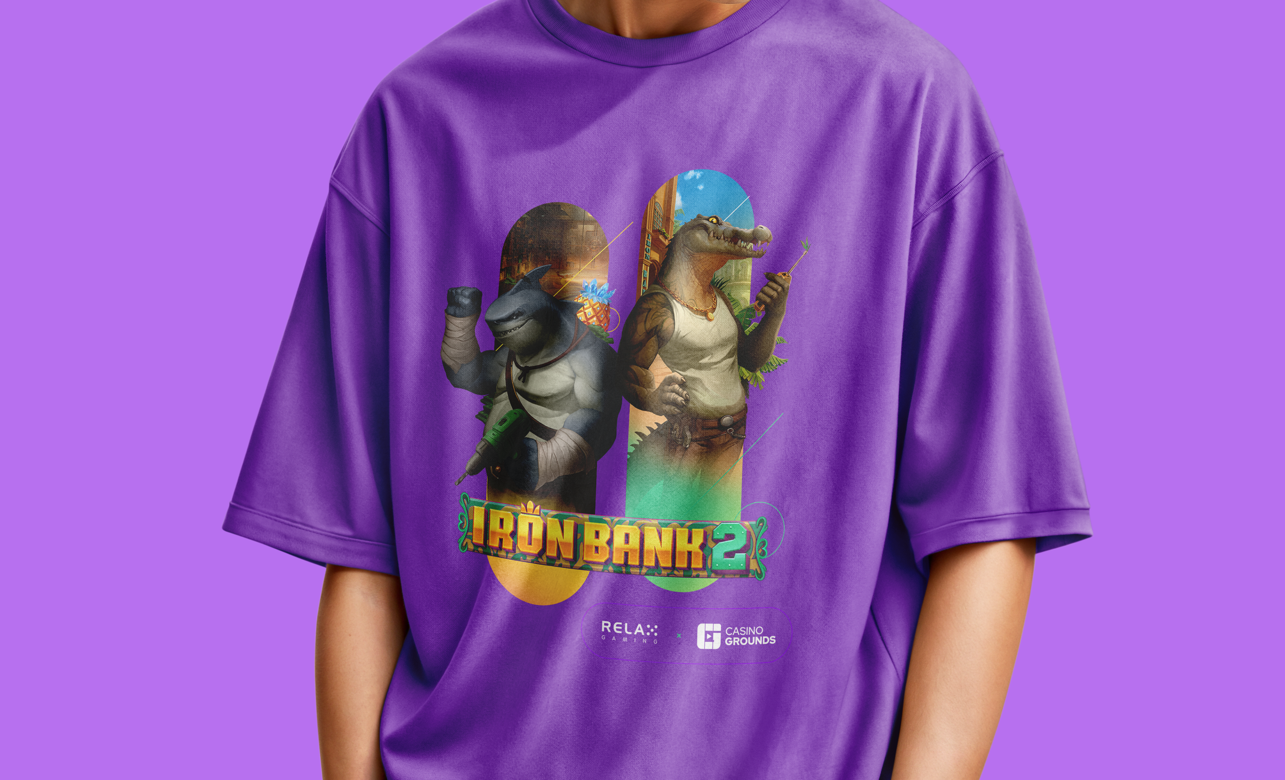 Iron Bank 2 Tee Design, in collab with Casino Grounds