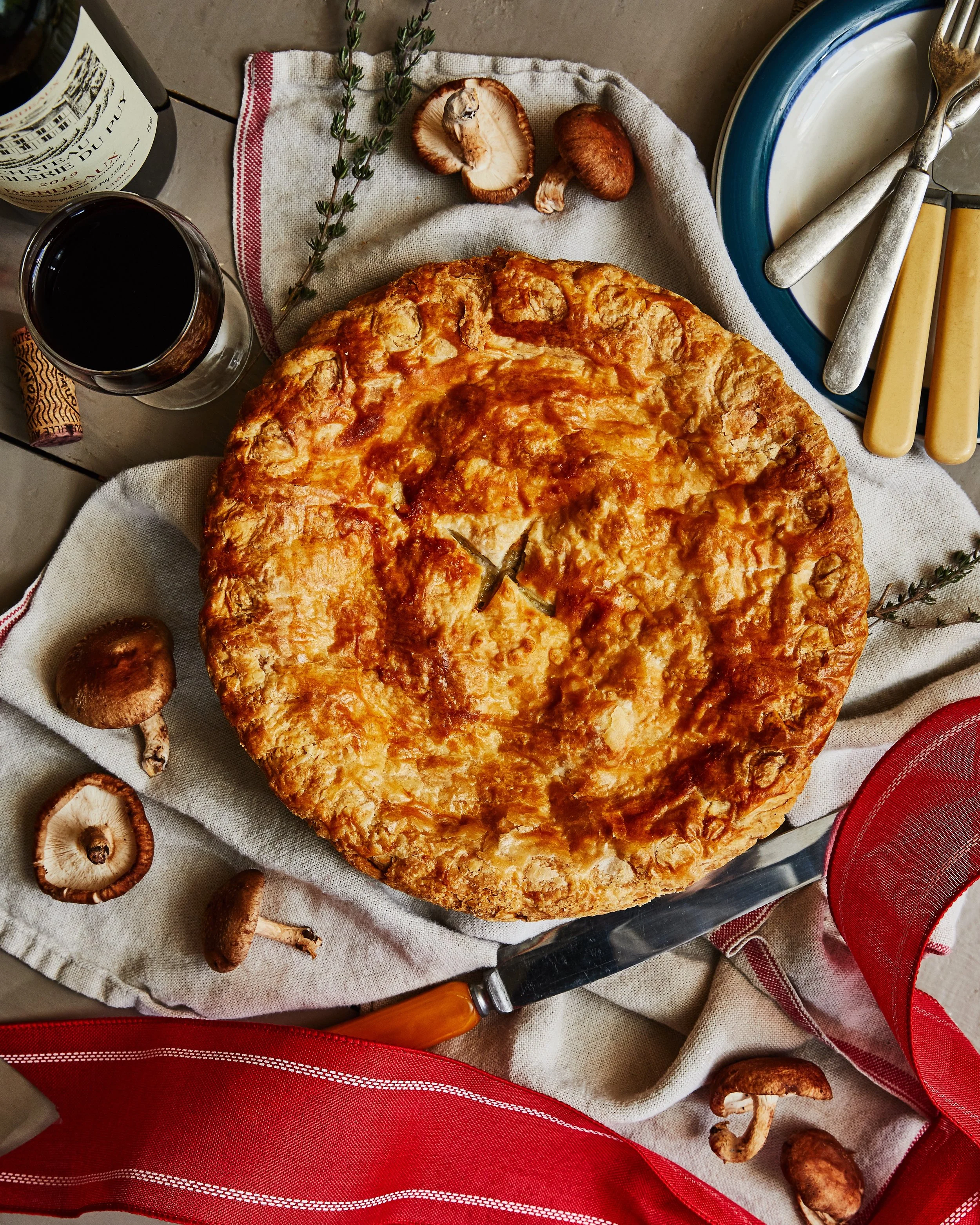 BEEF BOURGUIGNON POT PIE