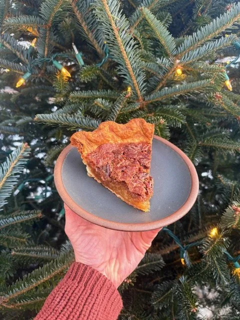 PECAN PIE W/ORANGE + CARDAMOM