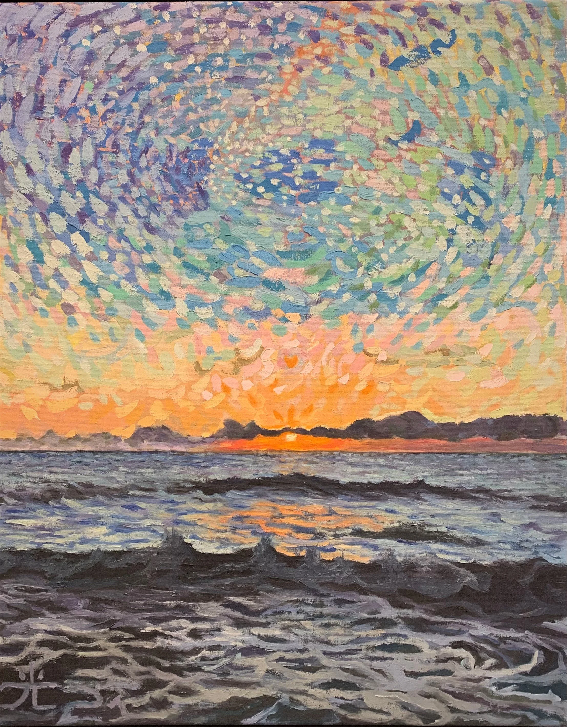 7:14AM , 16x20"
