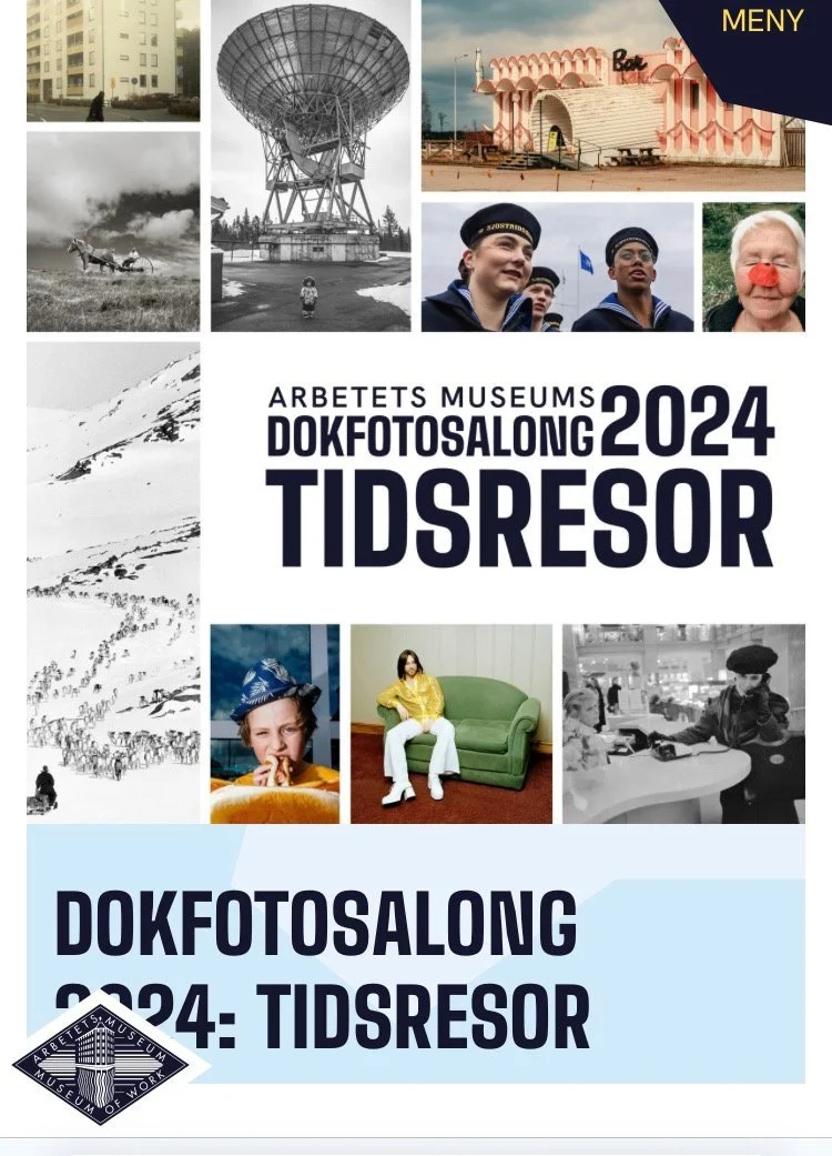 Dokfotosalong 2024 "Tidsresor" Arbetets museum.