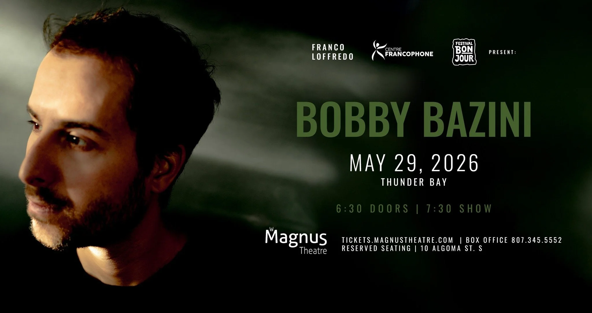 Concert de Bobby Bazini