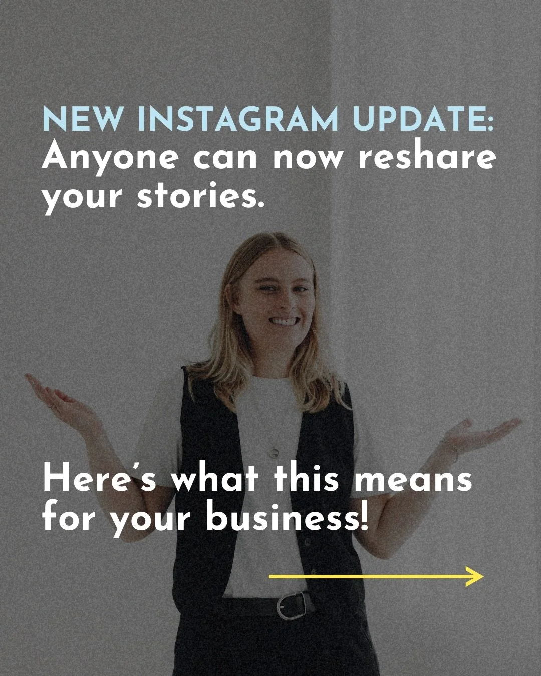 Instagram just rolled out a major update!!! Anyone can now reshare your stories, even if you didn&rsquo;t tag them. 🔄✨

It&rsquo;s a huge win for business accounts: more reach, more visibility, and effortless social proof. And if you don&rsquo;t wan