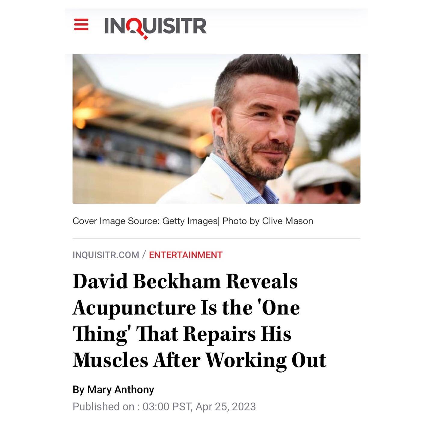 Oh he knows. 💅🏼

🔗 Link in stories.

#davidbeckham #acupuncture #tcm #chinesemedicine #easternmedicine #musclerecovery #postworkoutrecovery #inquisitr #drdebbiekung #kungacupuncture #acupunctureworks #austin #atx