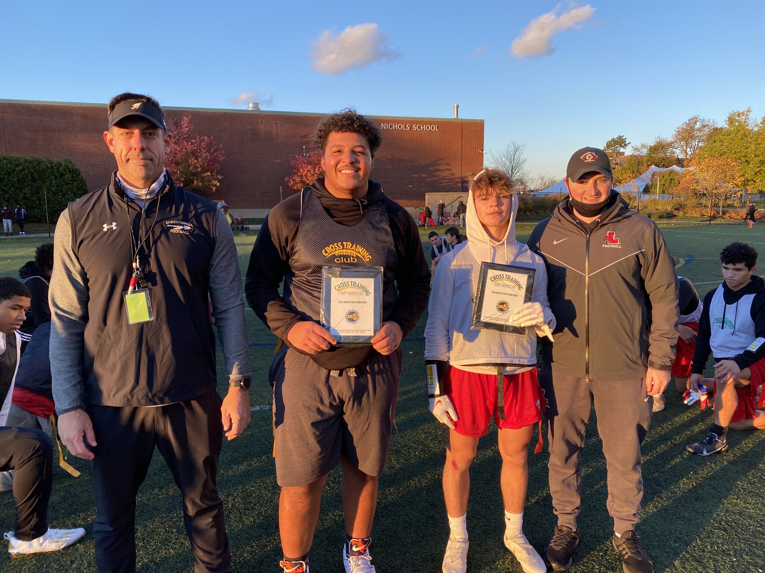 Left - Jayden Dubard (Fear the Spear), Right - Micah Harry (Foyle - Kling)