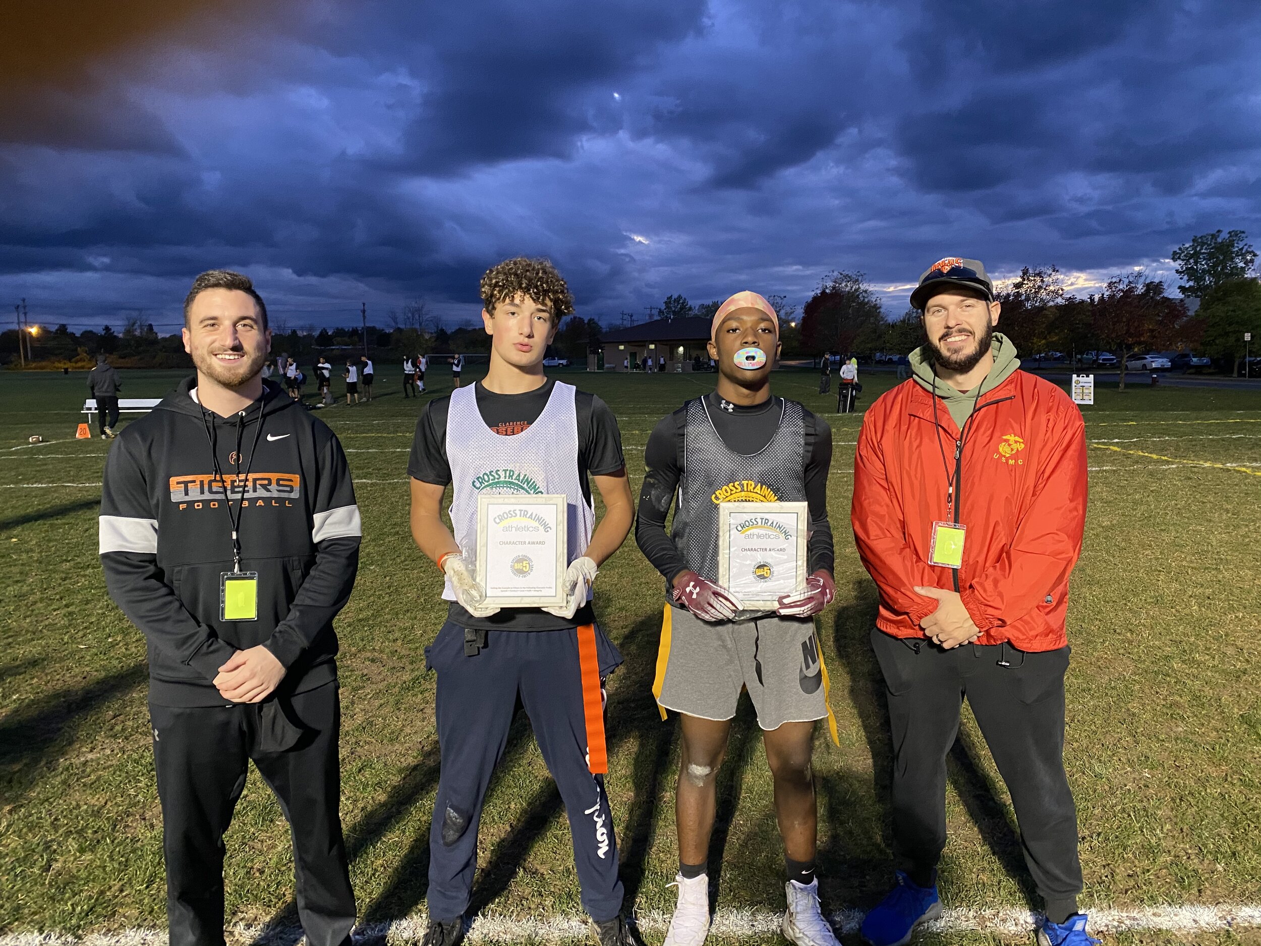 Left - Donald Kreher (Finish Strong), Right - Nasir Stone (Tomahawks)
