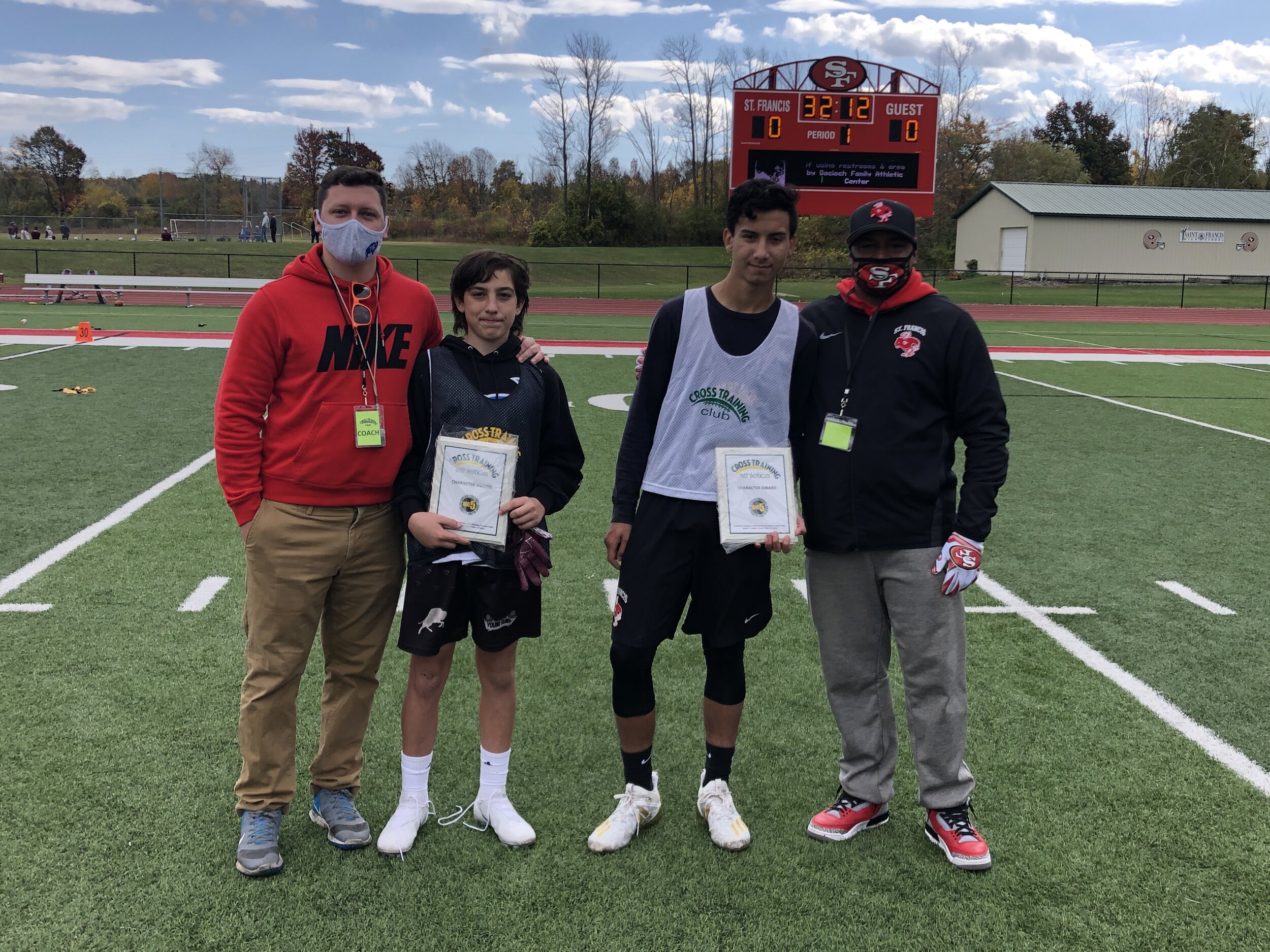 Left - Jack Kane (Raiders), Right - Ethan Lenhardy (Chargers)