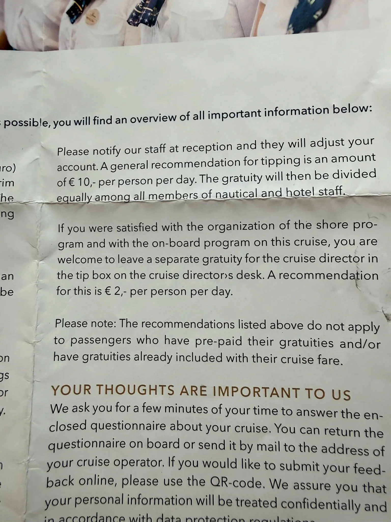 Tipping Recommendation